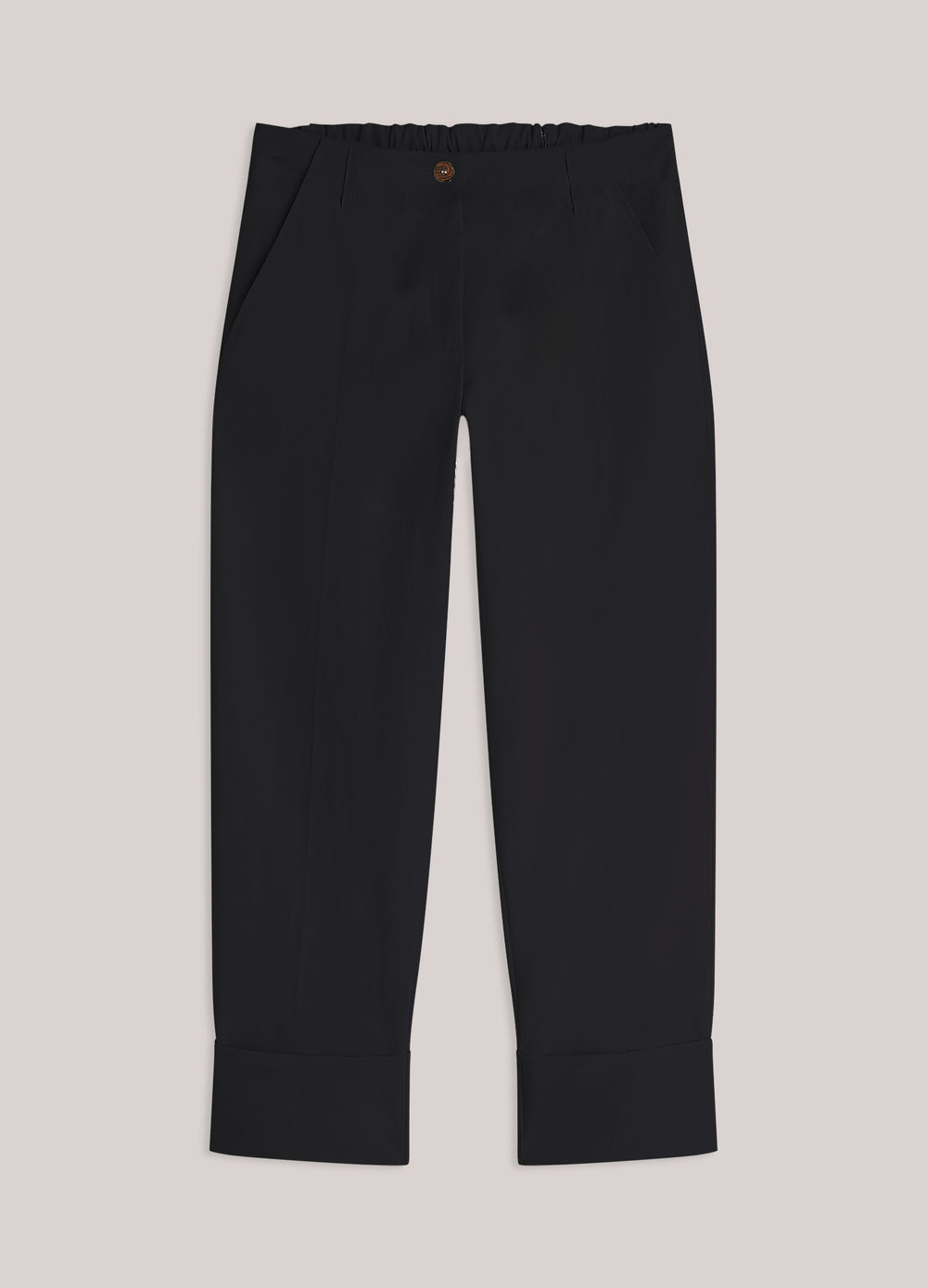 Rechte broek met omslag