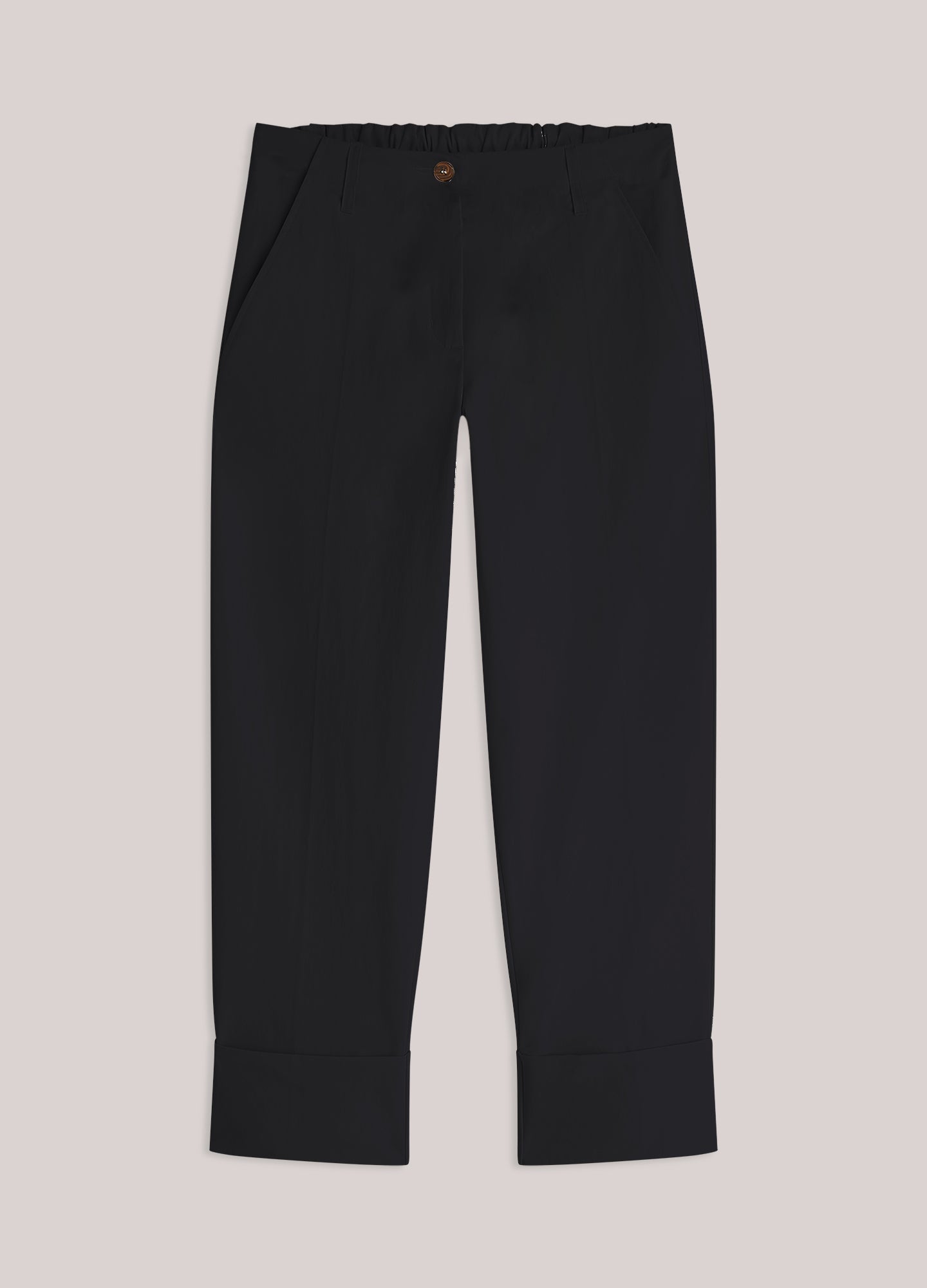 Rechte broek met omslag