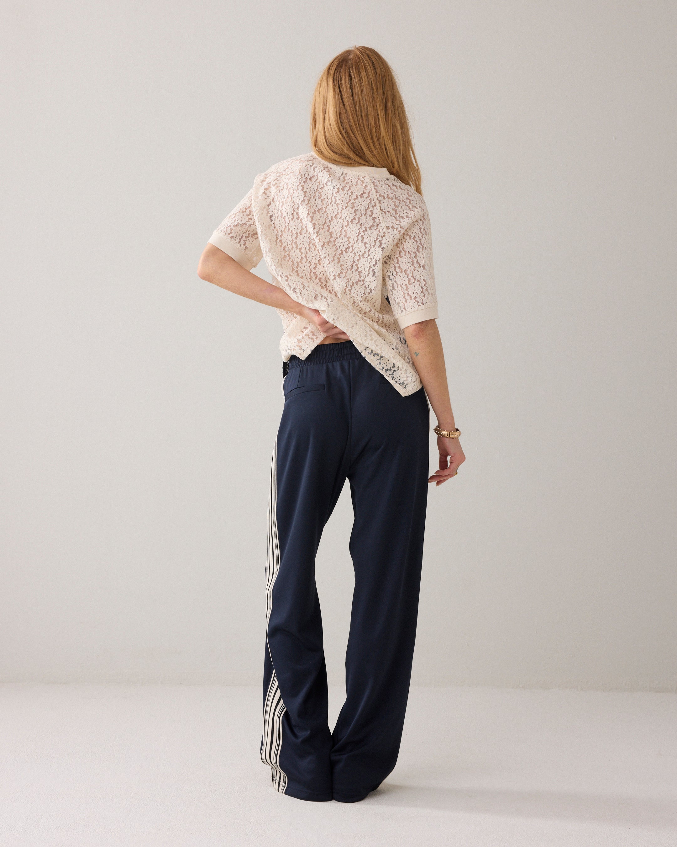 Trackpants met pintuck