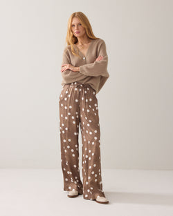 Ecovero broek met stippen