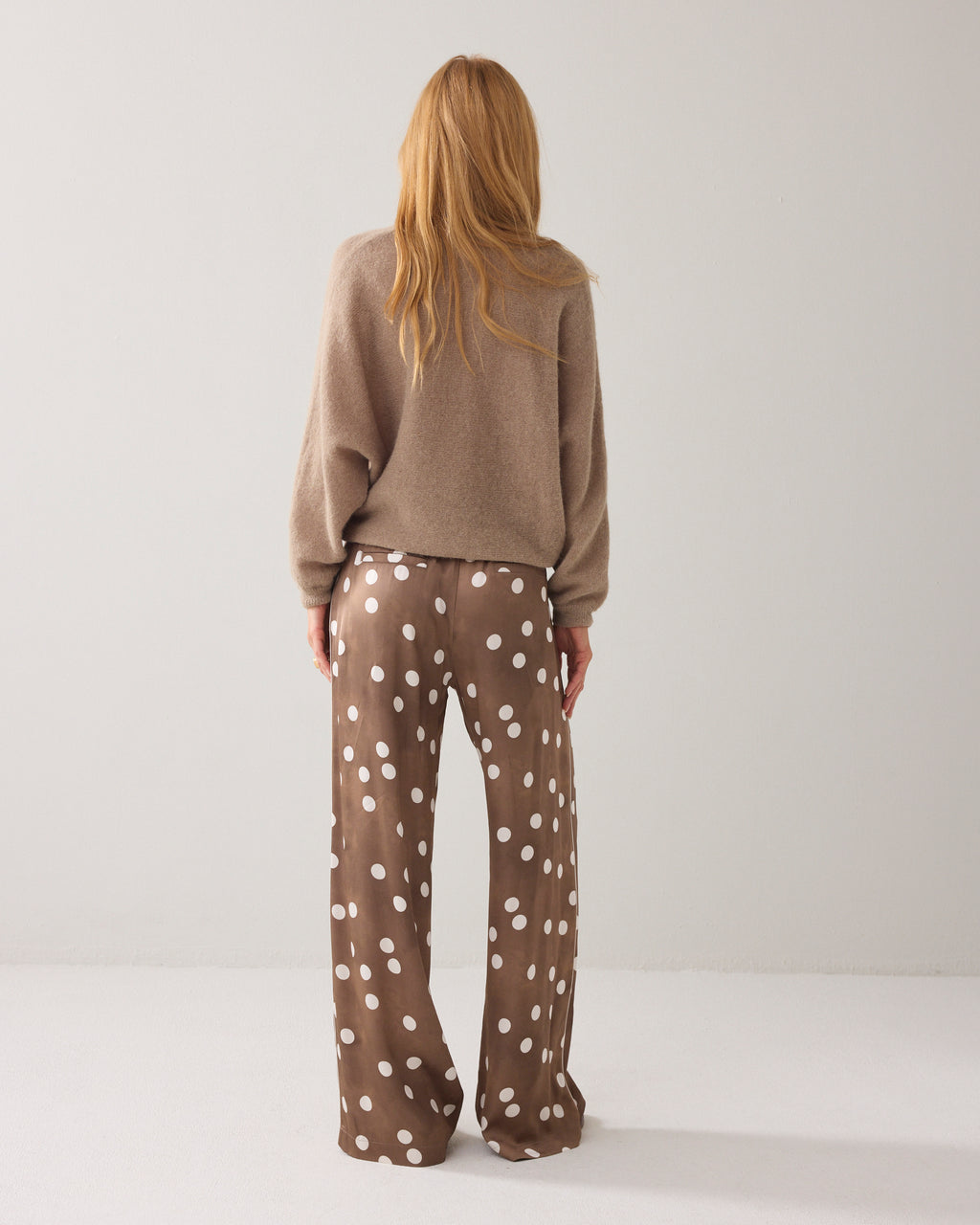 Ecovero broek met stippen