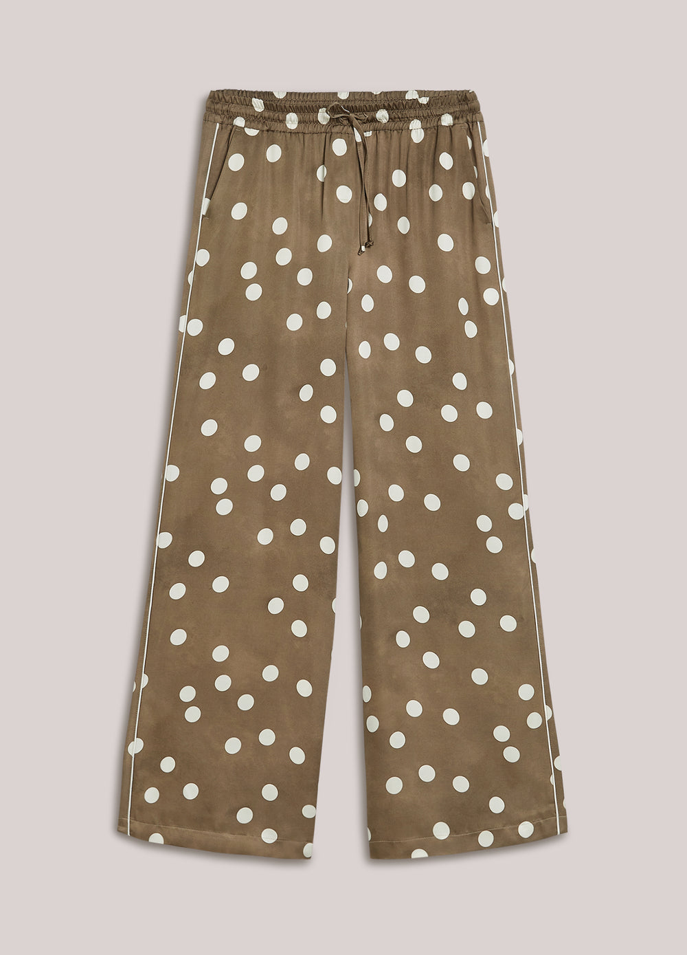 Ecovero broek met stippen