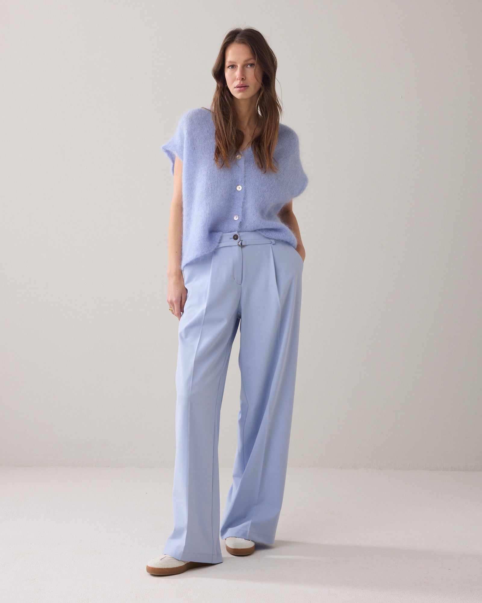 Plooibroek viscoseblend