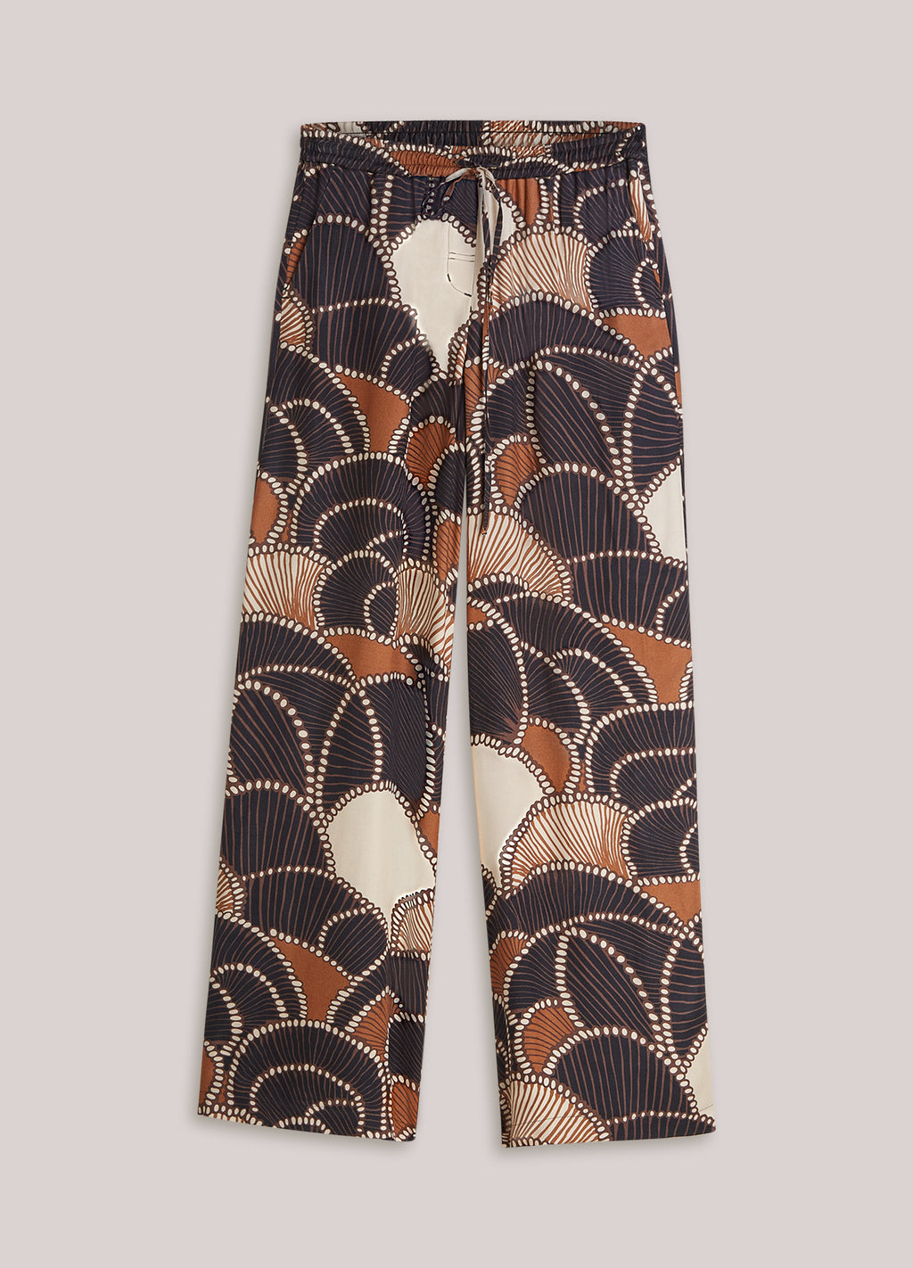 Flowy broek met print