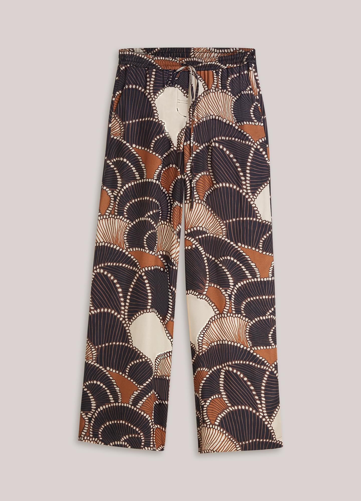 Flowy broek met print