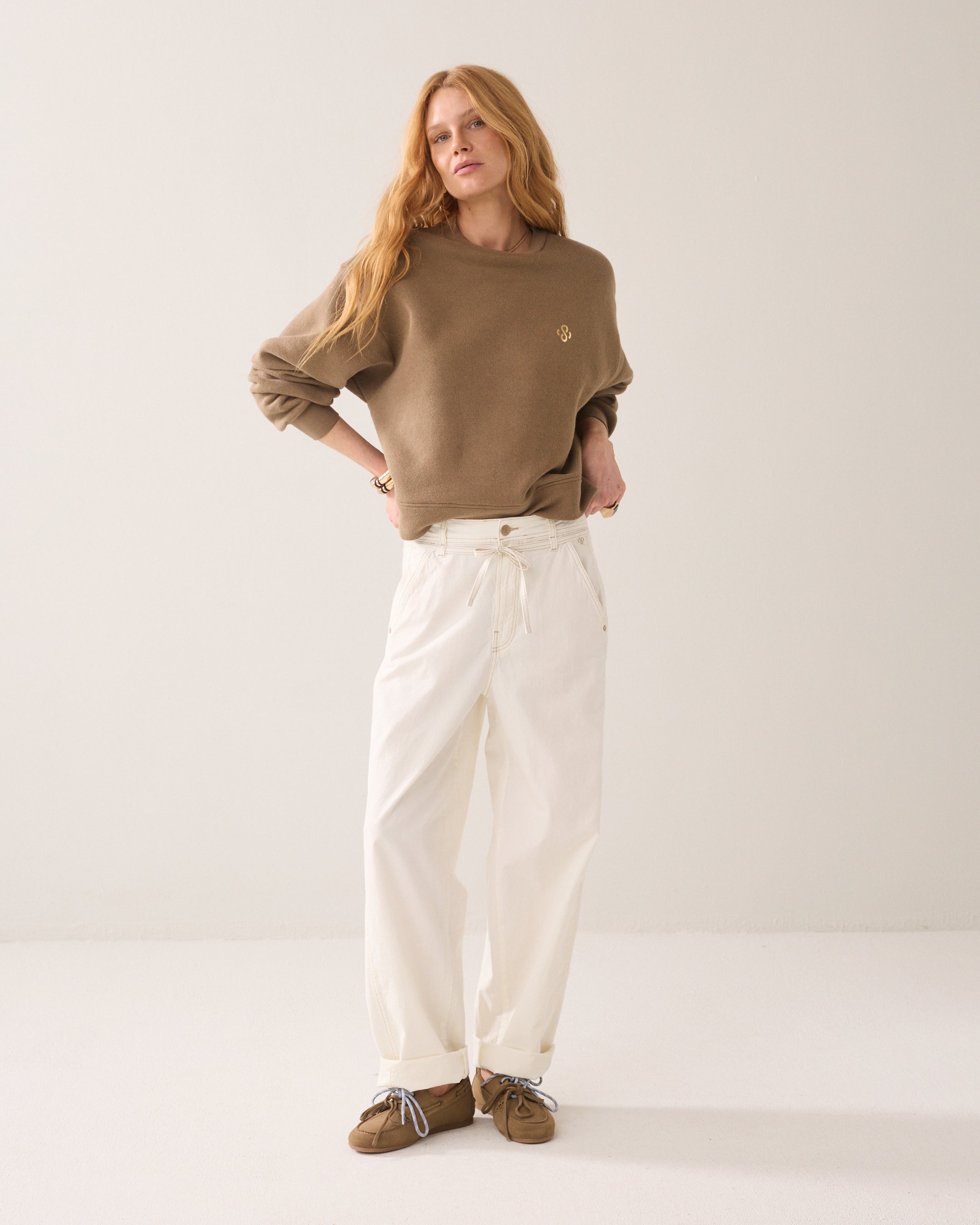 Loose cocoonfit broek