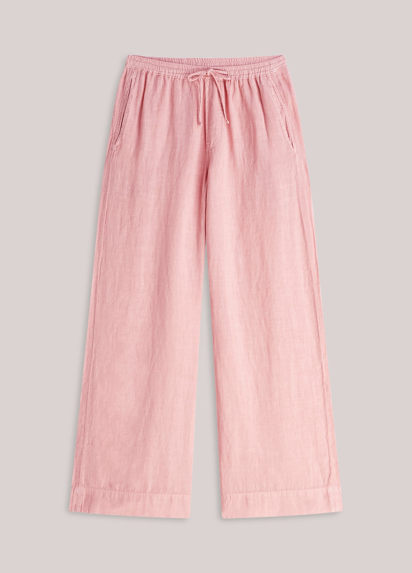 Pantalon droit 100% lin