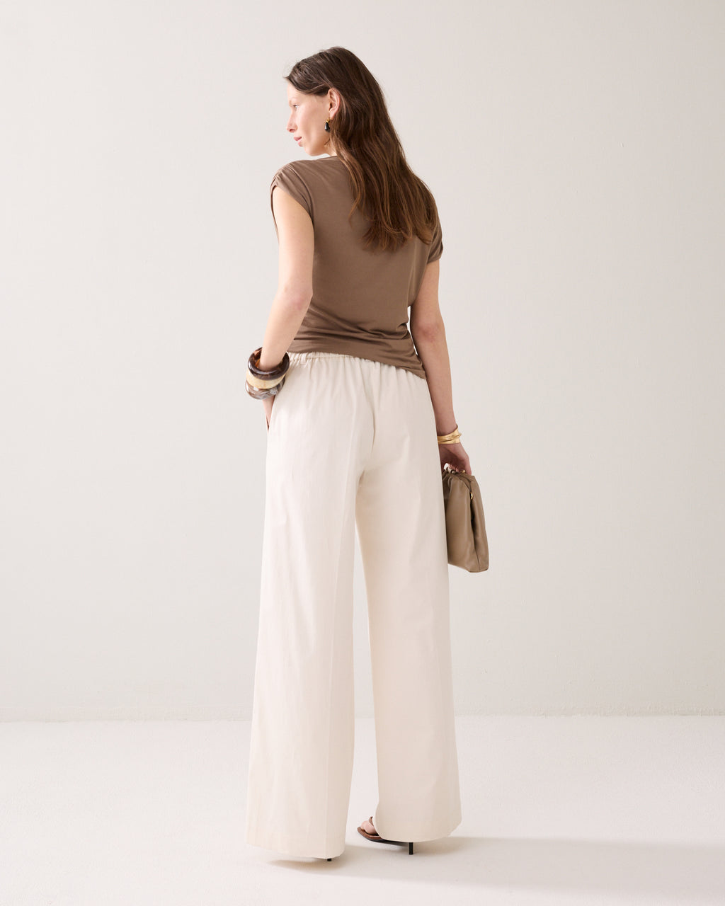 Lange broek met split