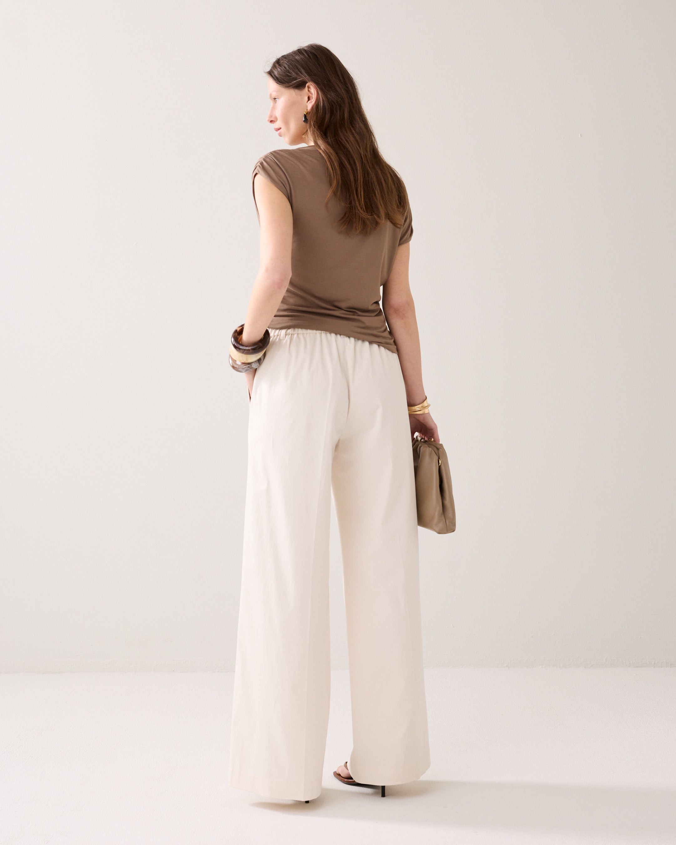 Lange broek met split