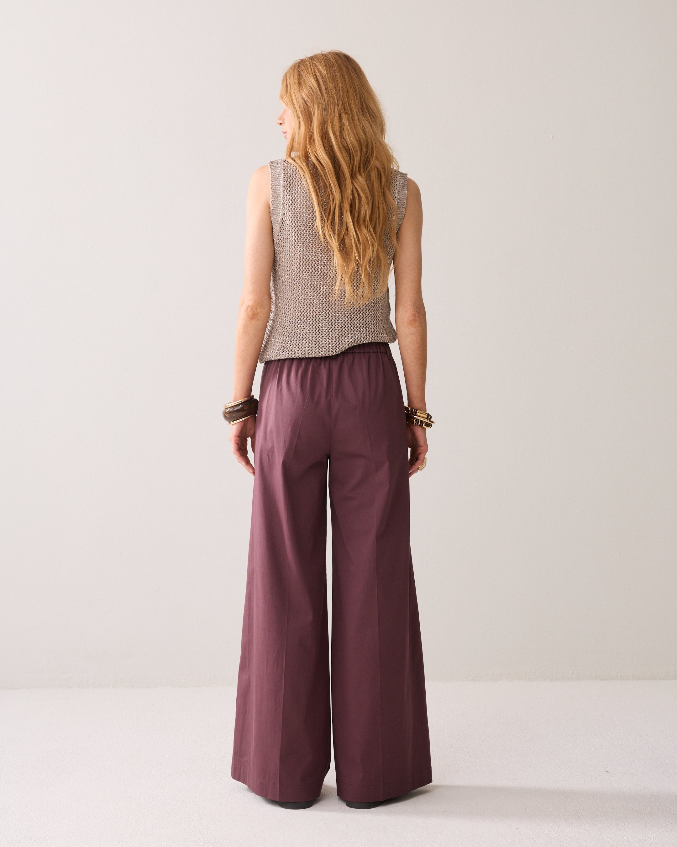 Lange broek met split
