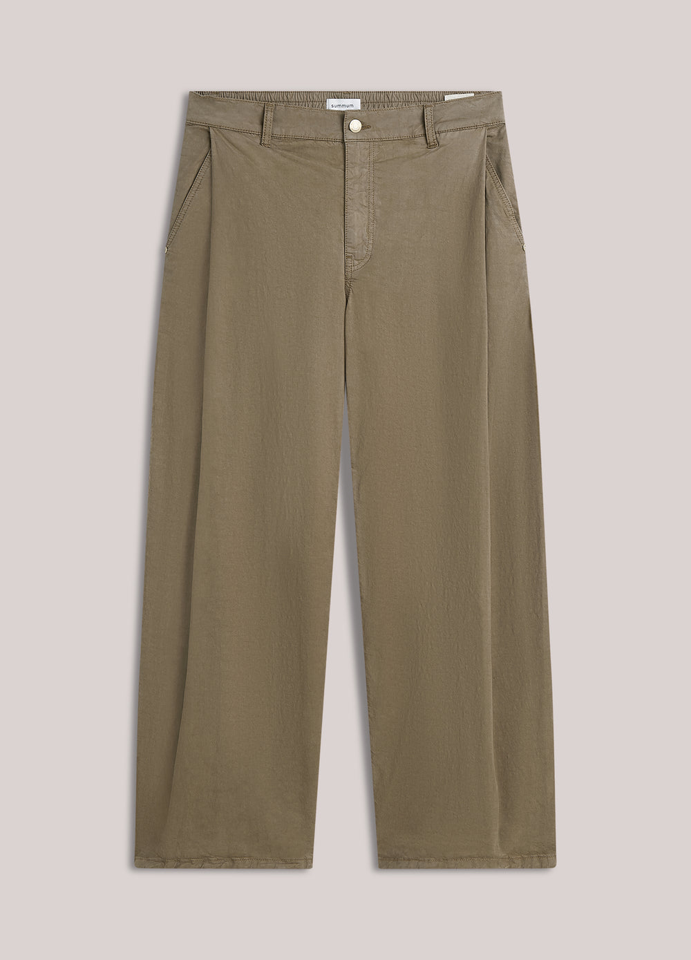Crispy broek hoge taille