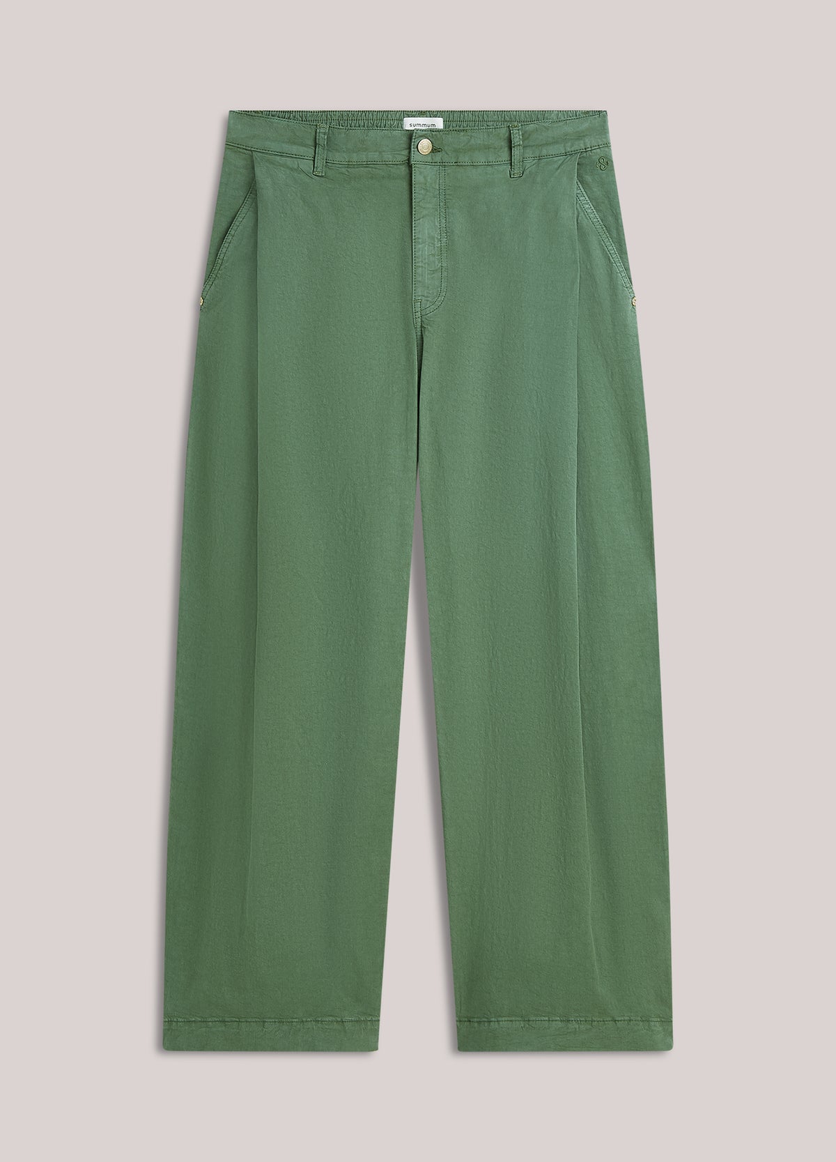 Lyocell barrel trousers
