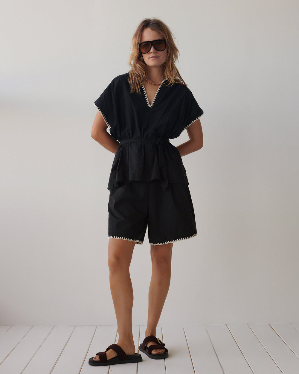 Katoenen short