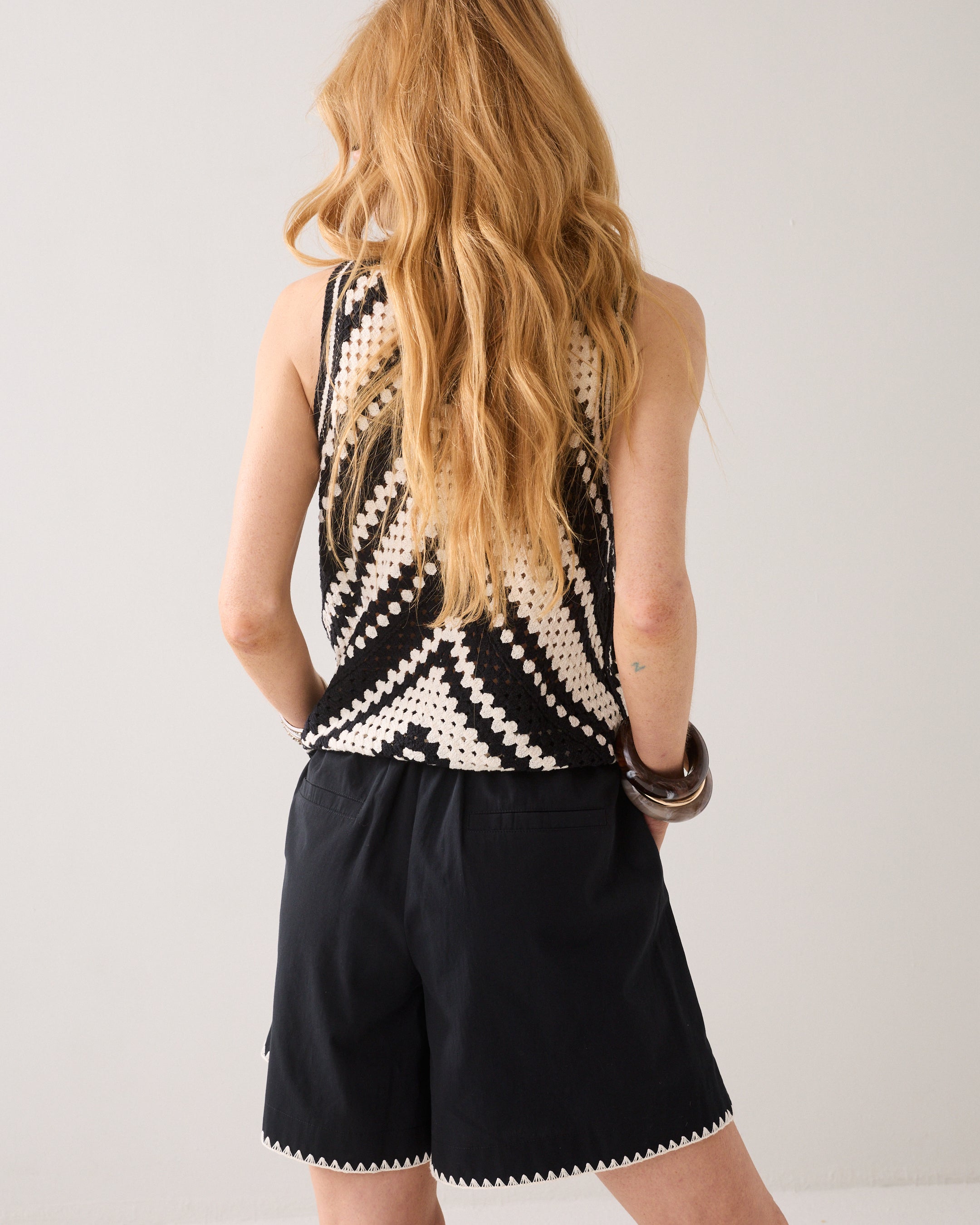Katoenen short