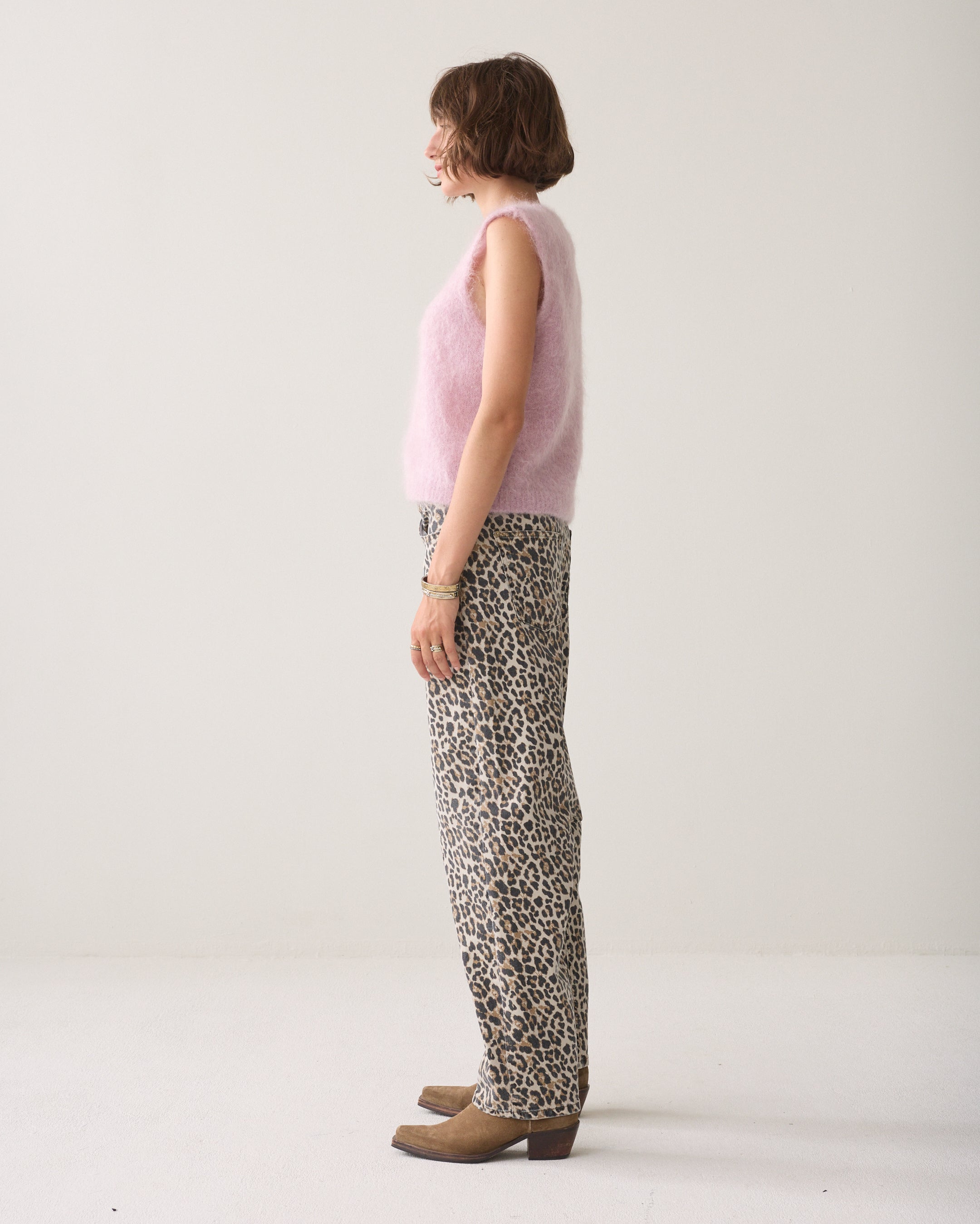 Cocoonfit broek leopard
