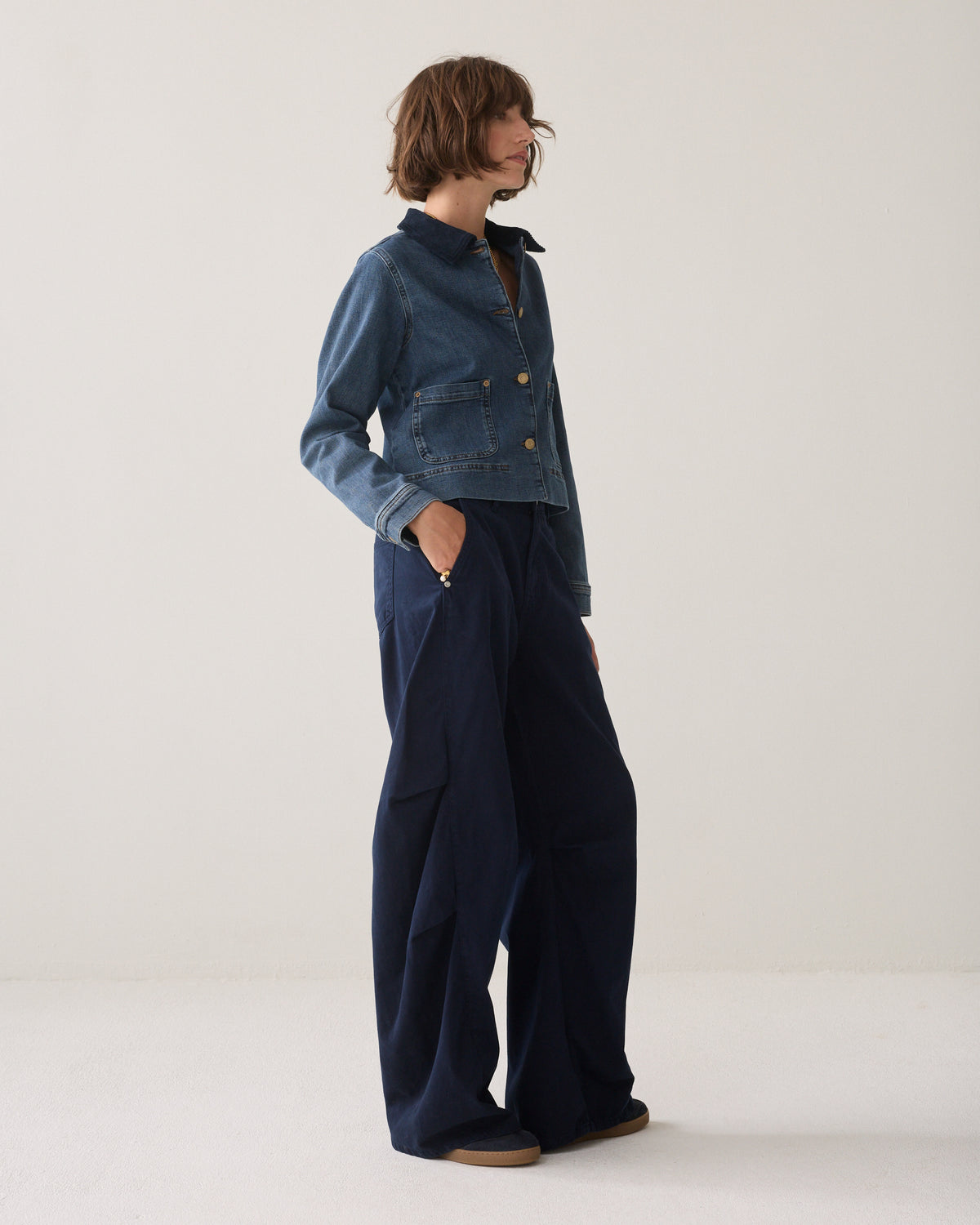 Cocoon broek twill