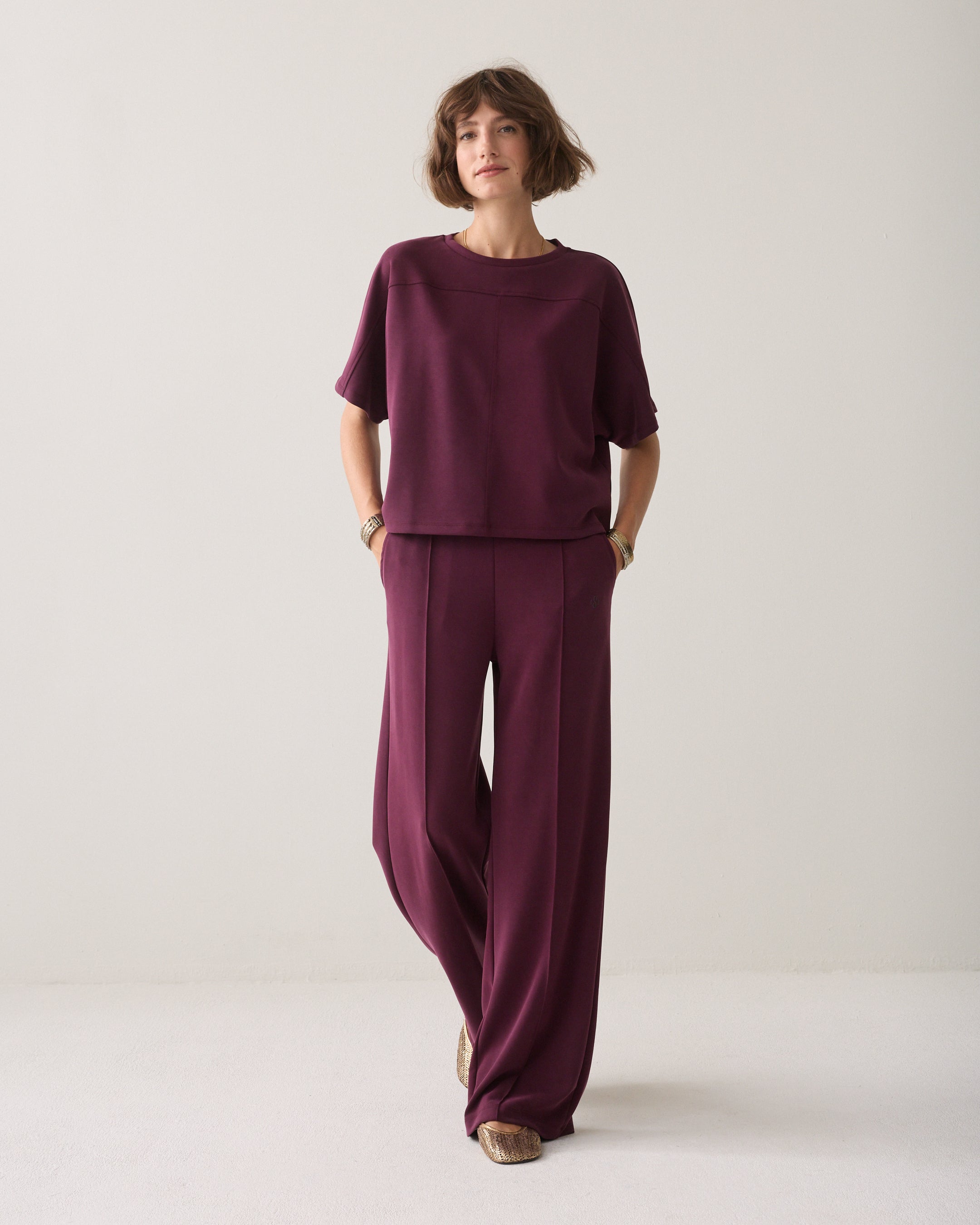 Pantalon large soft scuba