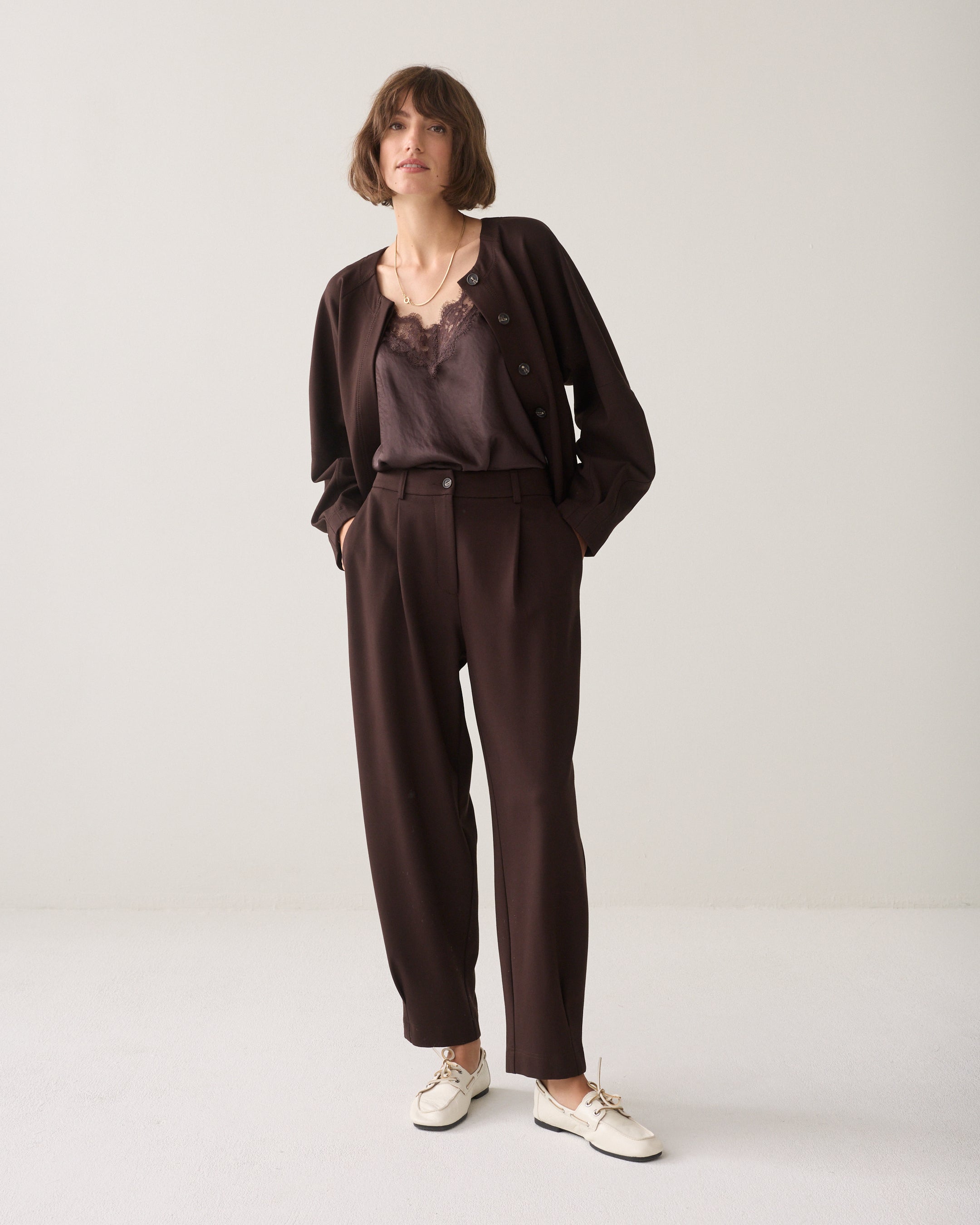 Tapered broek punto milano