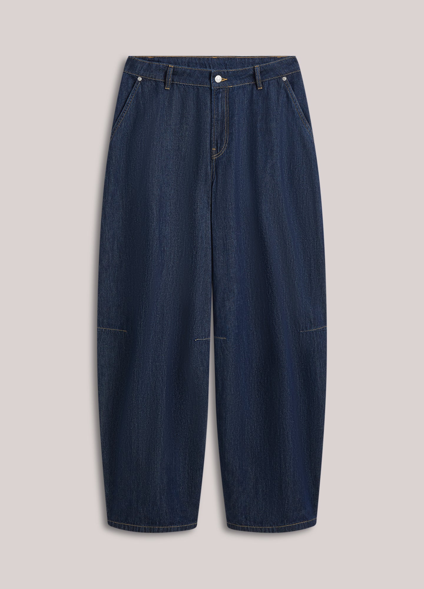 Balloonfit broek lichte twill