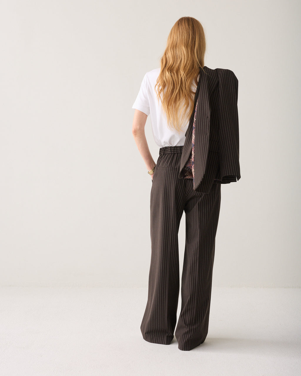 Bandplooibroek pinstripe