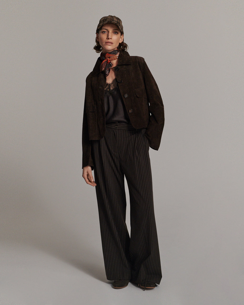 Bandplooibroek pinstripe