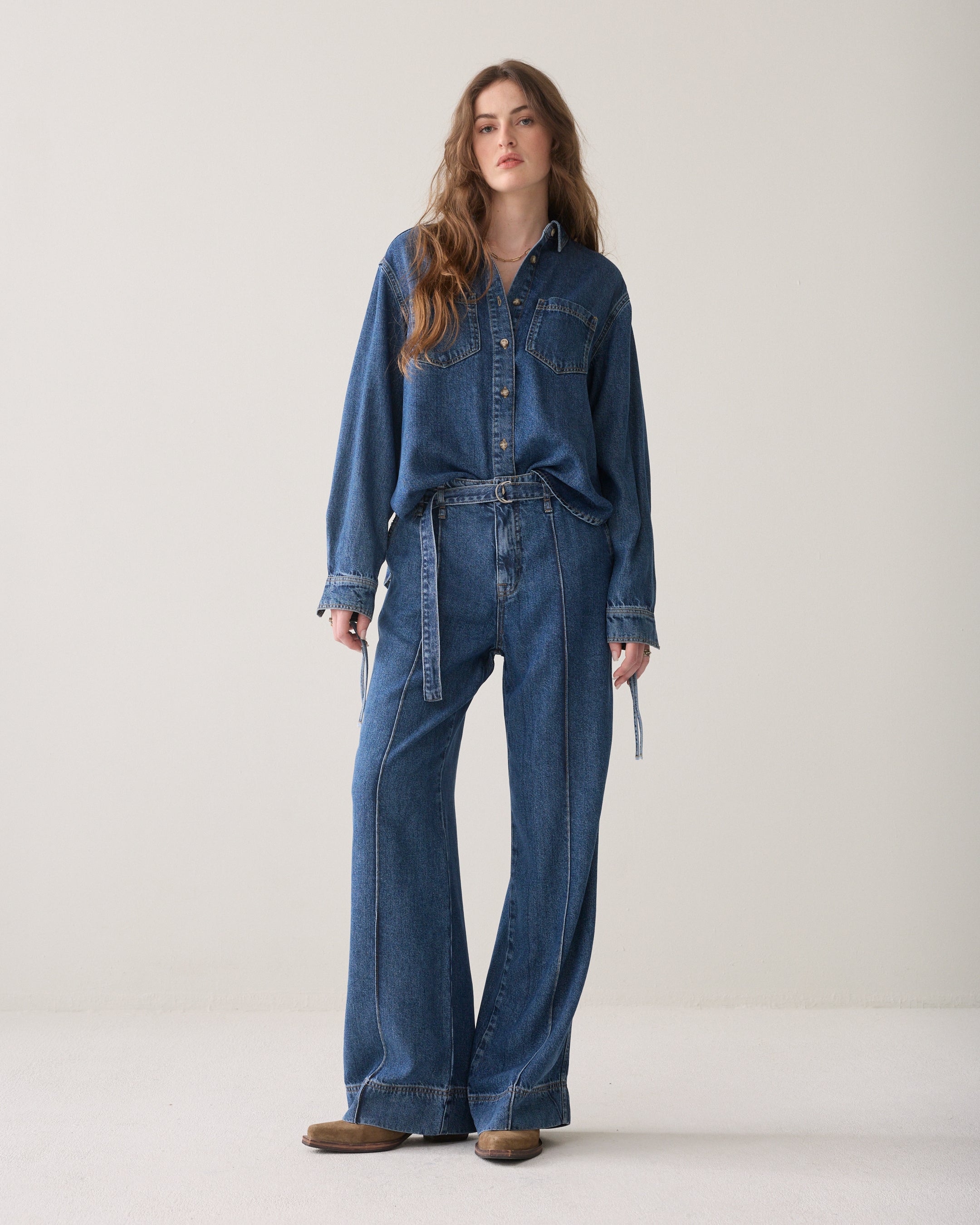 Straight jeans Tencel denim