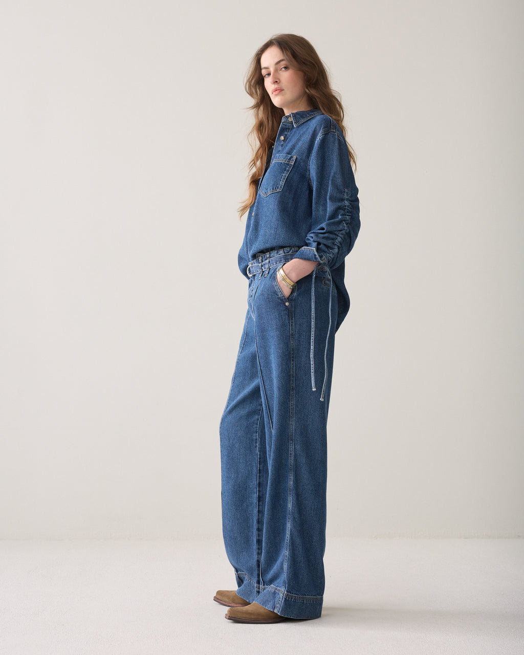 Straight jeans Tencel denim