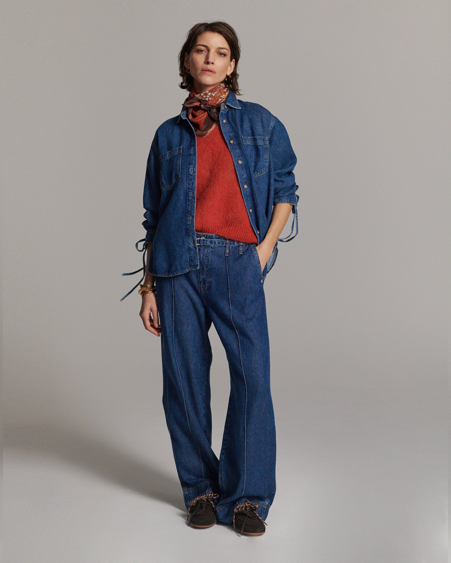 Straight jeans Tencel denim