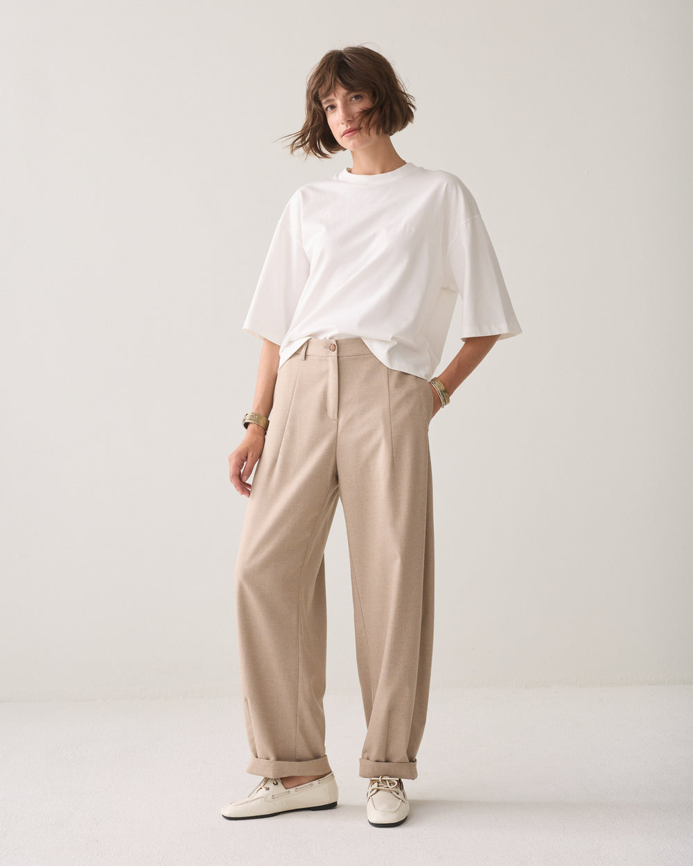 Barrelfit pantalon twill