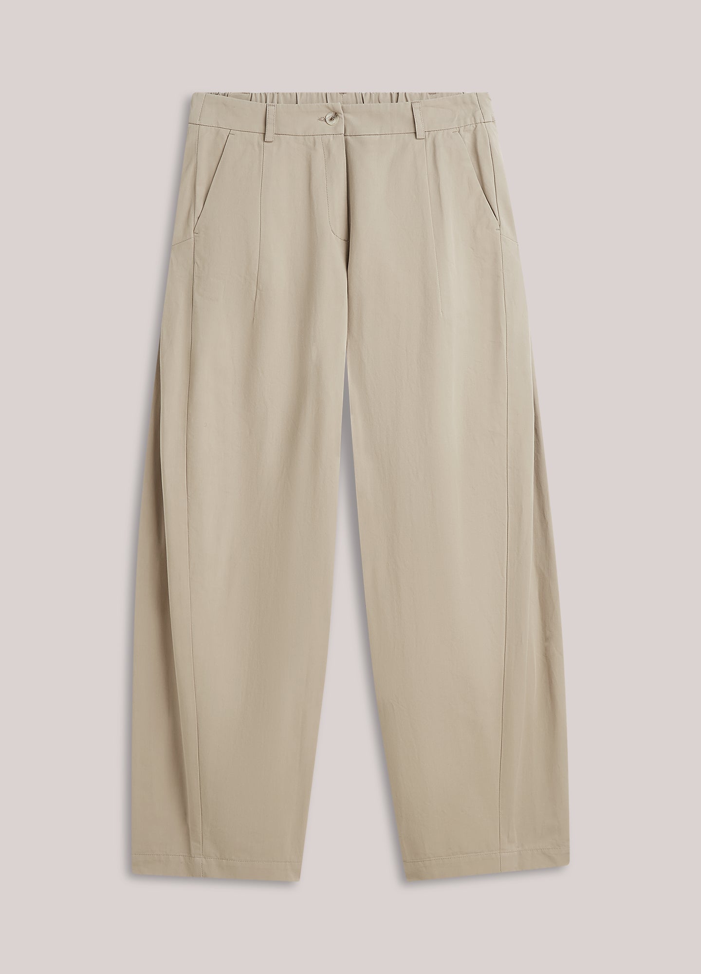 Cocoonfit broek stolpplooi