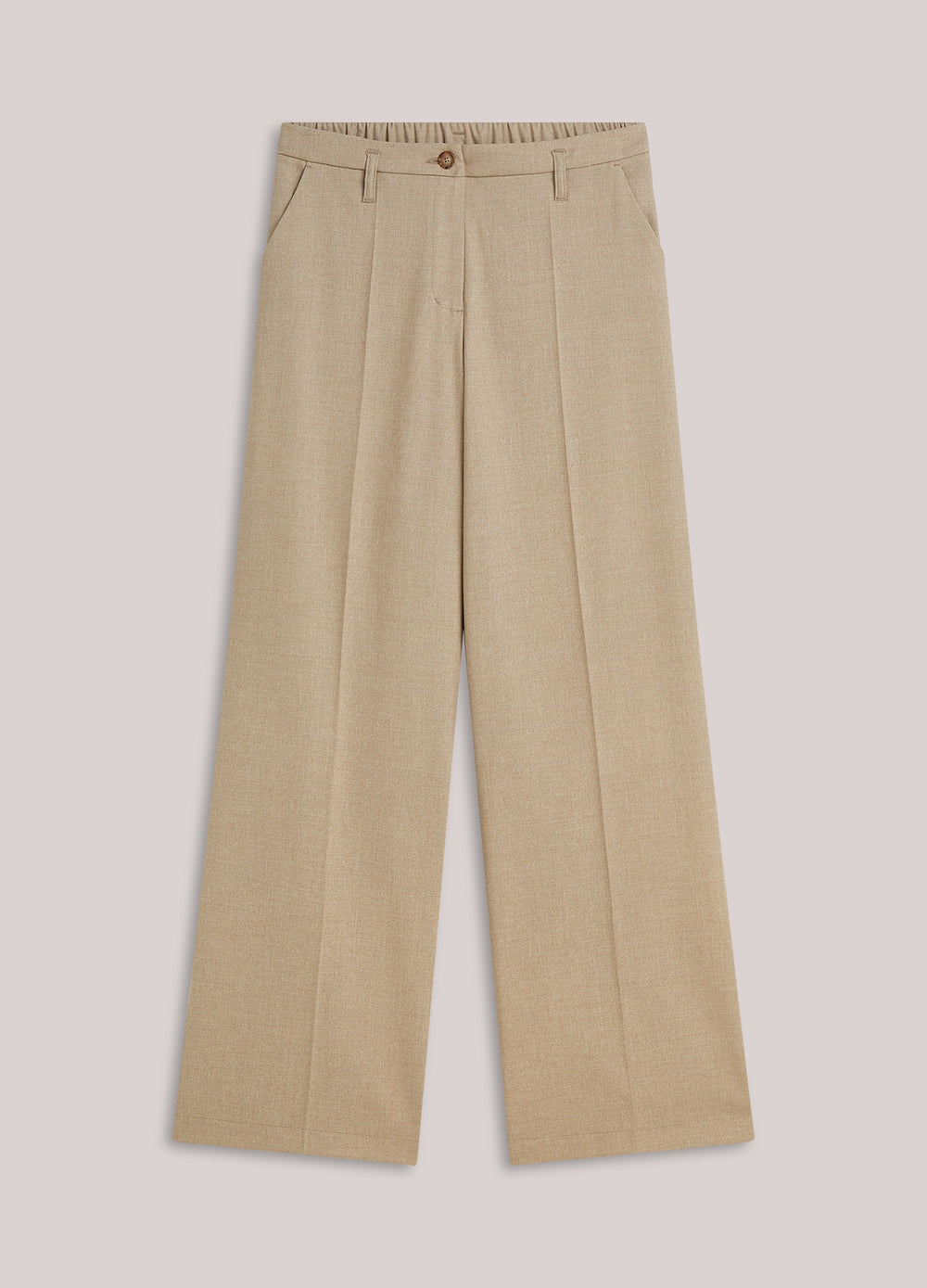 Pantalon large en mélange