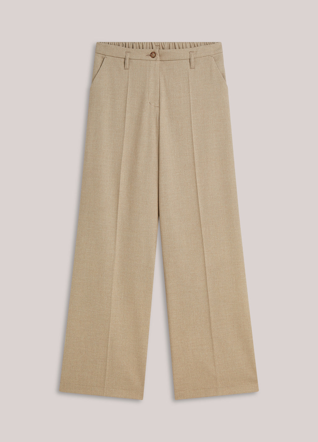 Pantalon large en mélange