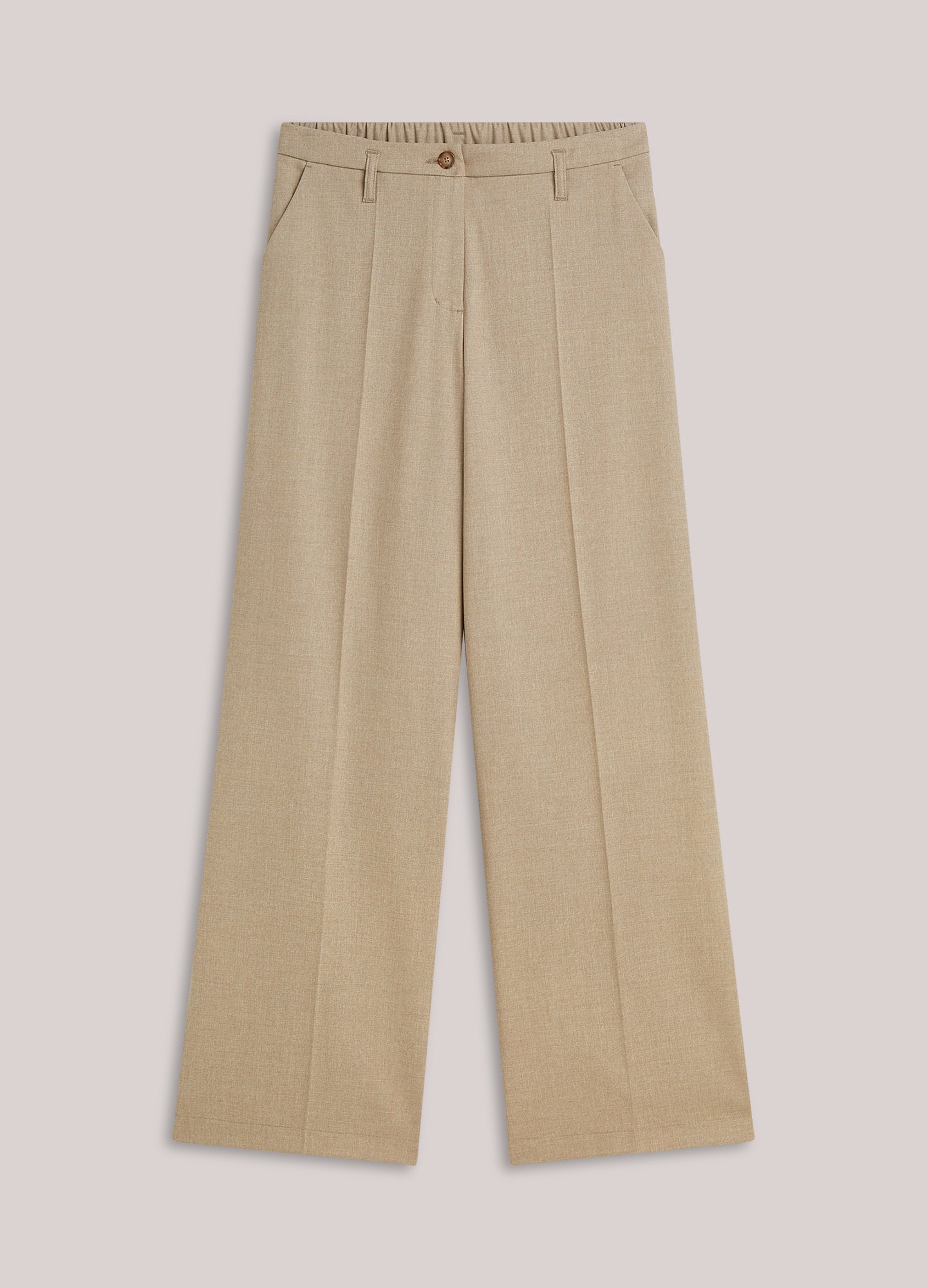 Pantalon large en mélange