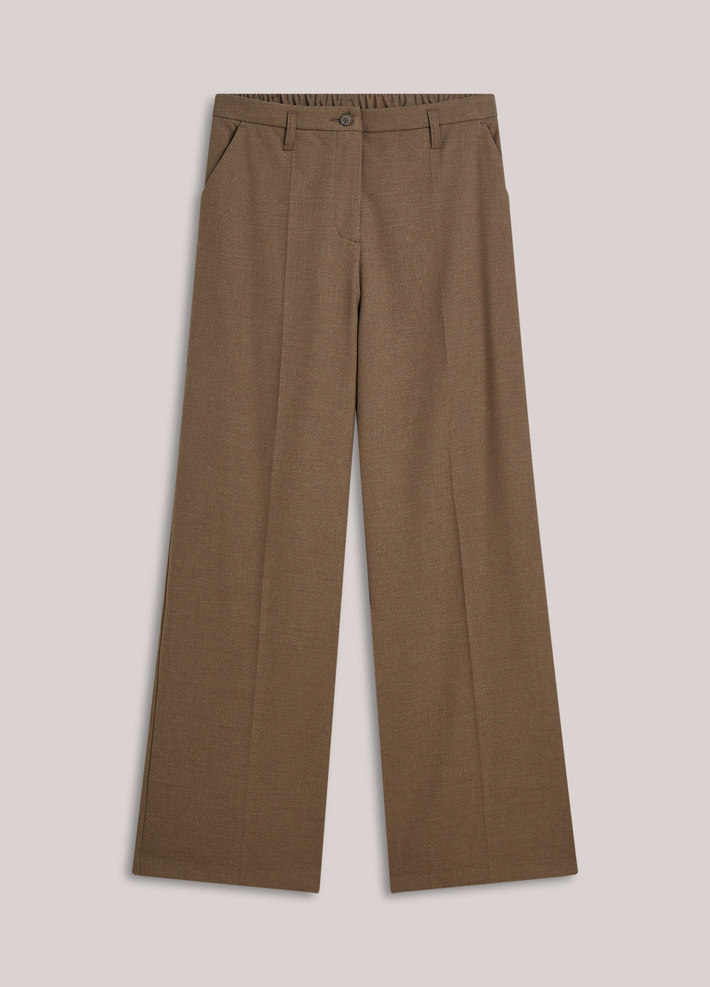 Pantalon large en mélange