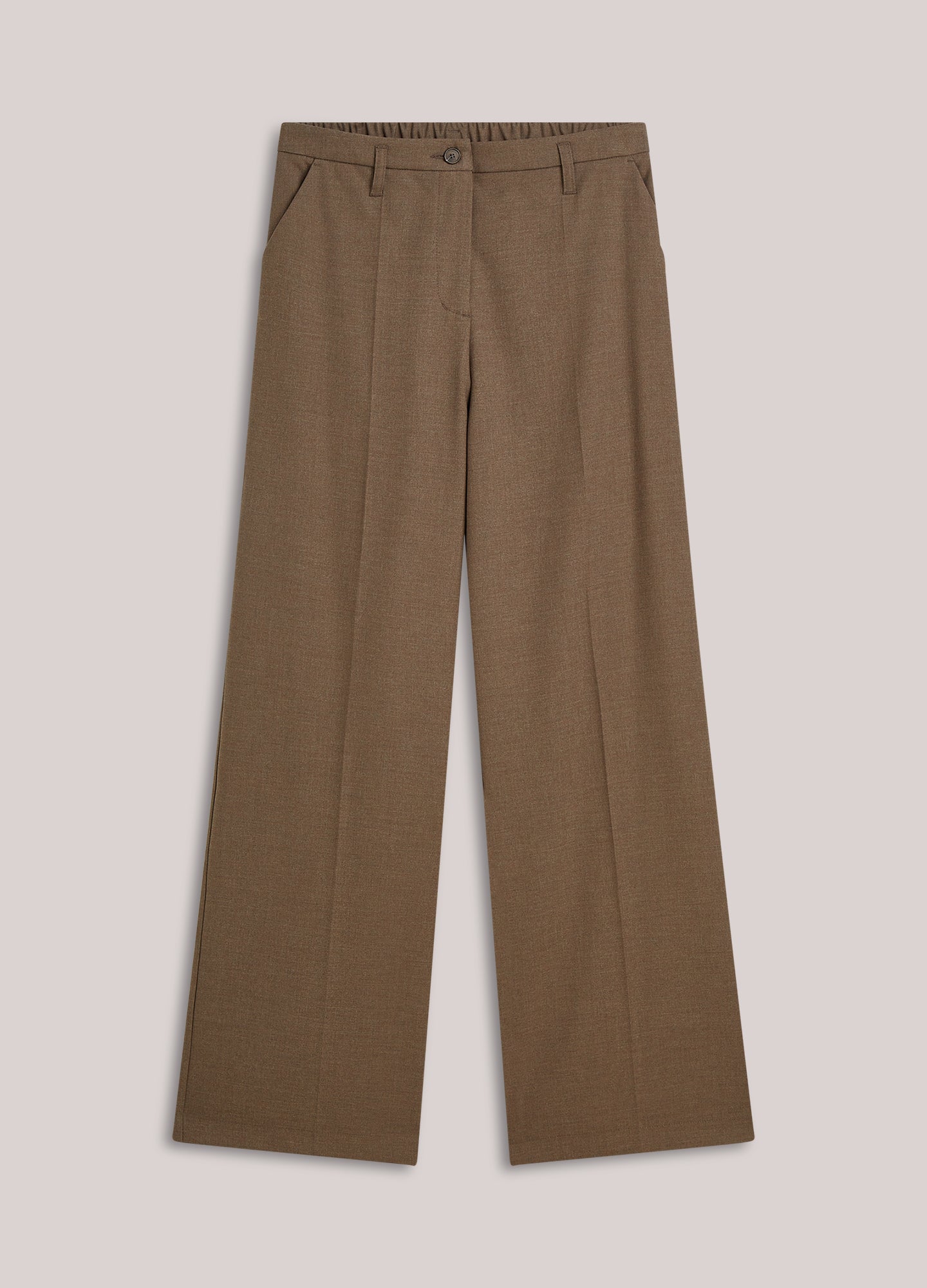 Pantalon large en mélange