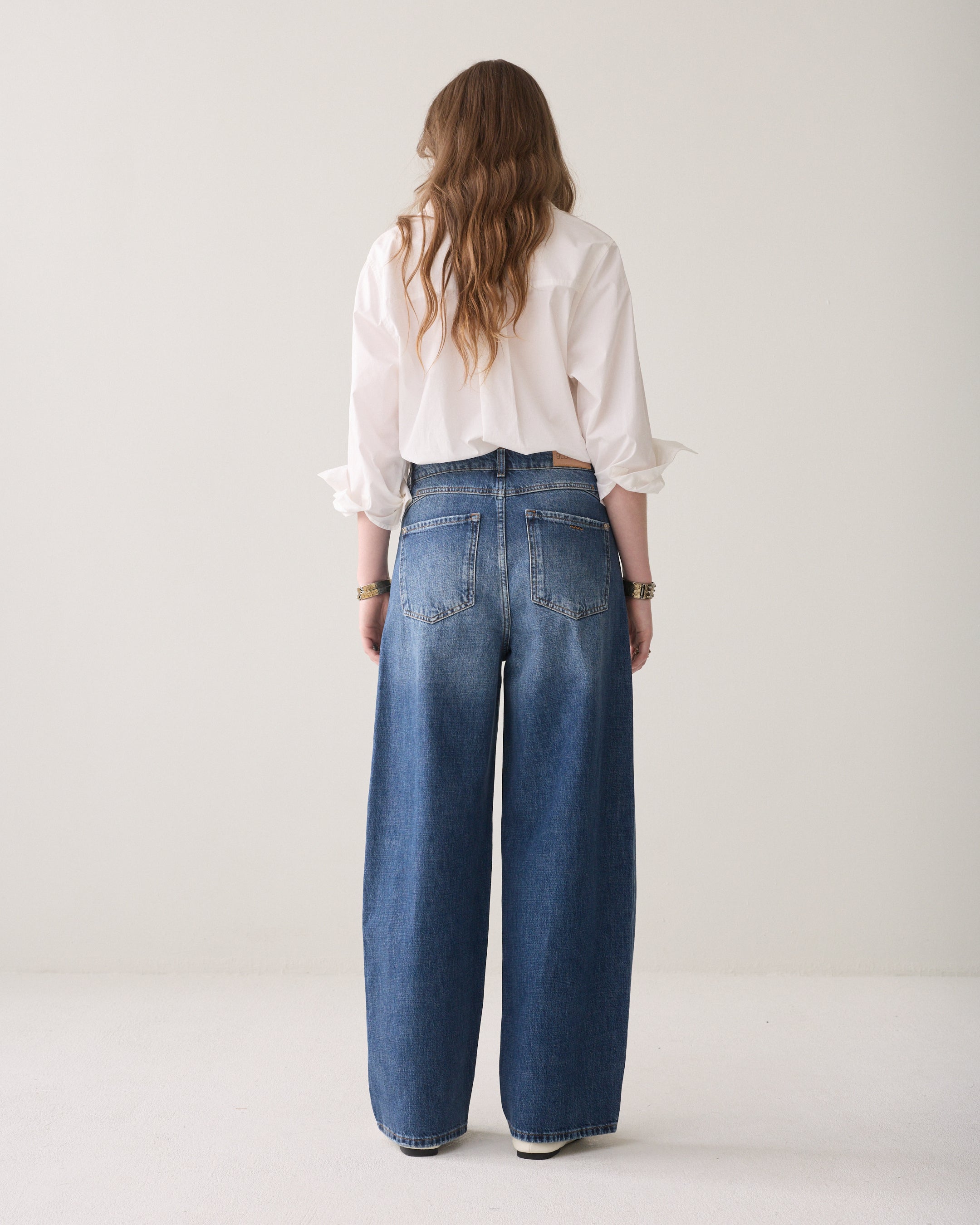 Loose fit jeans vintage wash