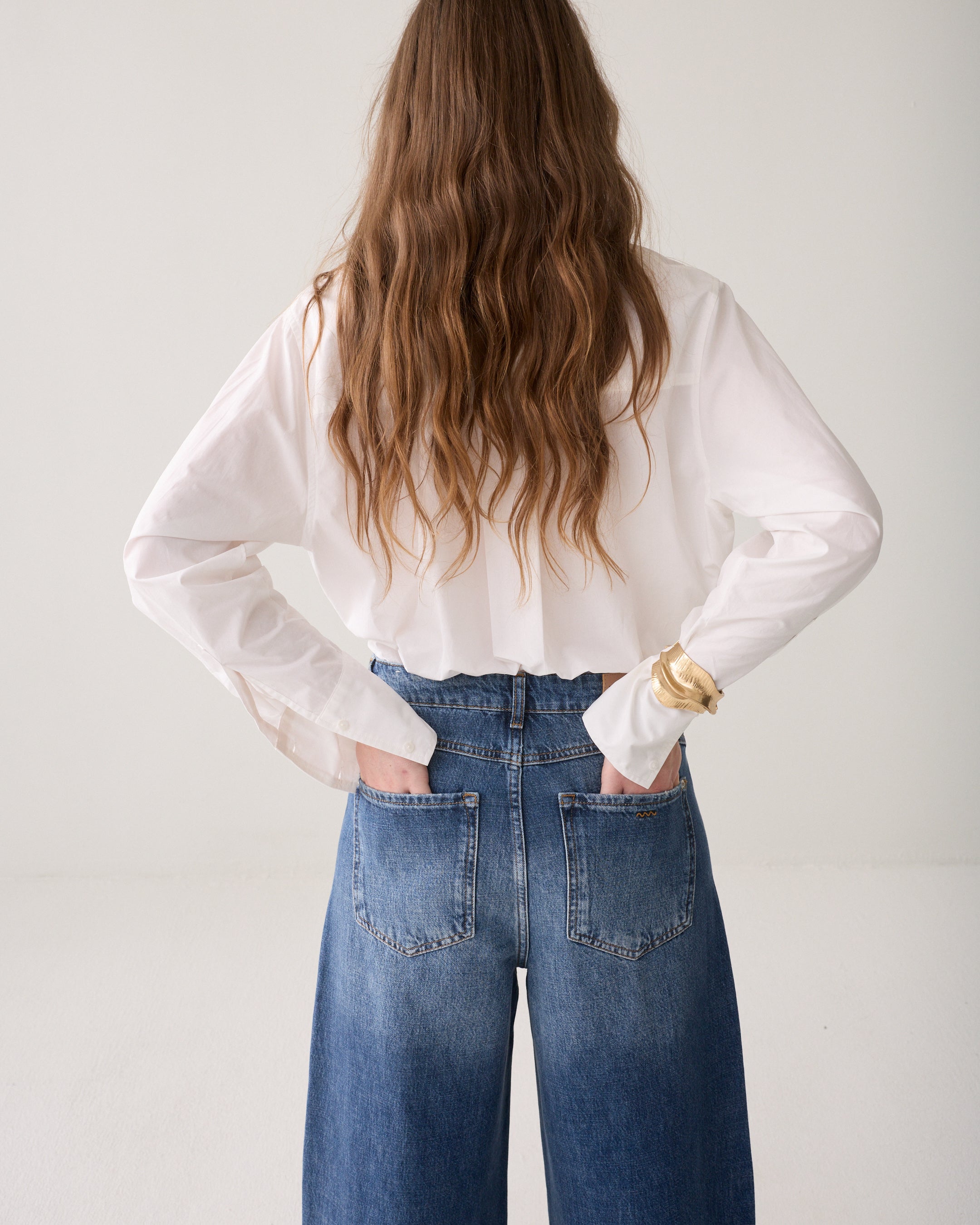 Loose fit jeans vintage wash