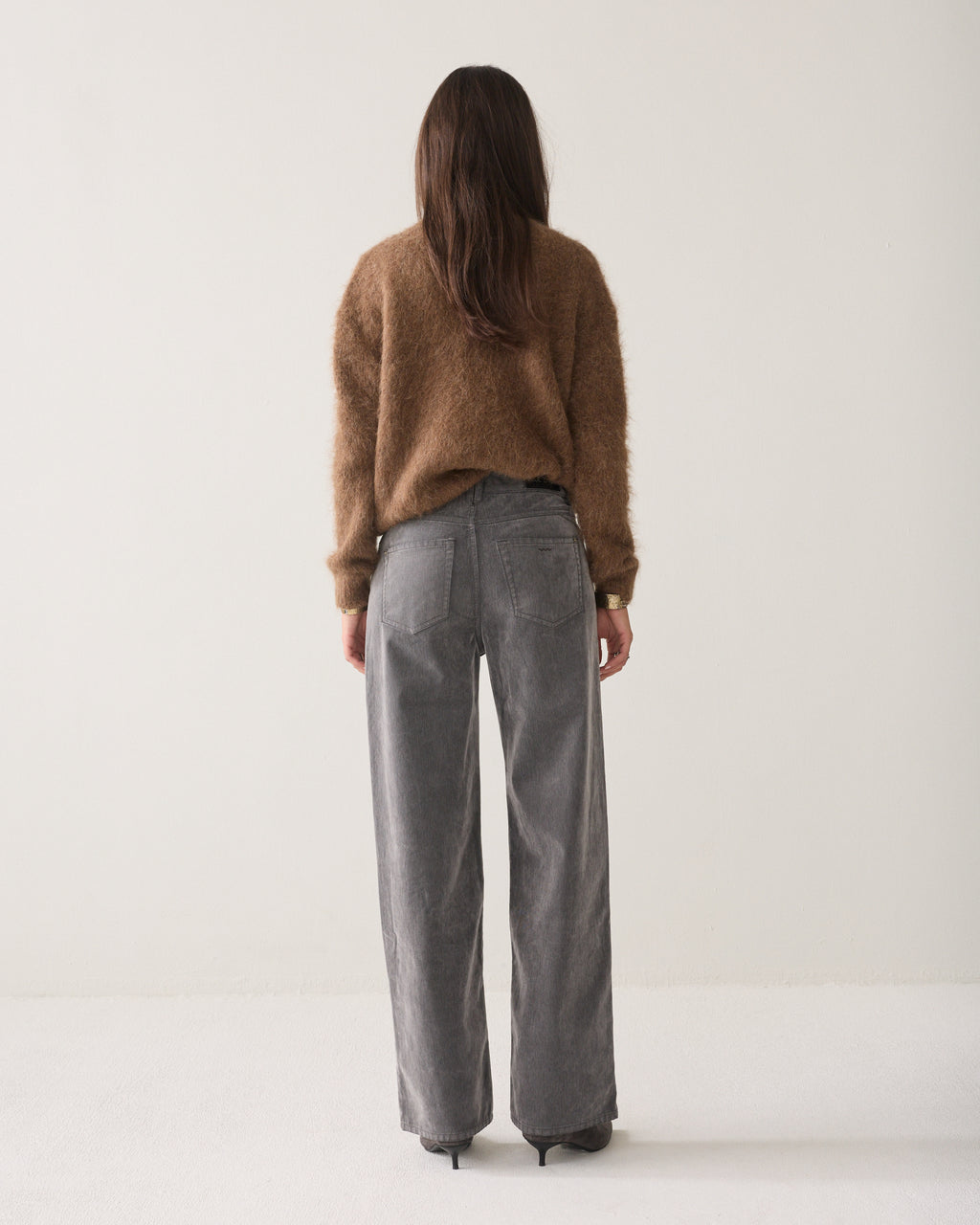 Straight Leg Jeans Flockprint