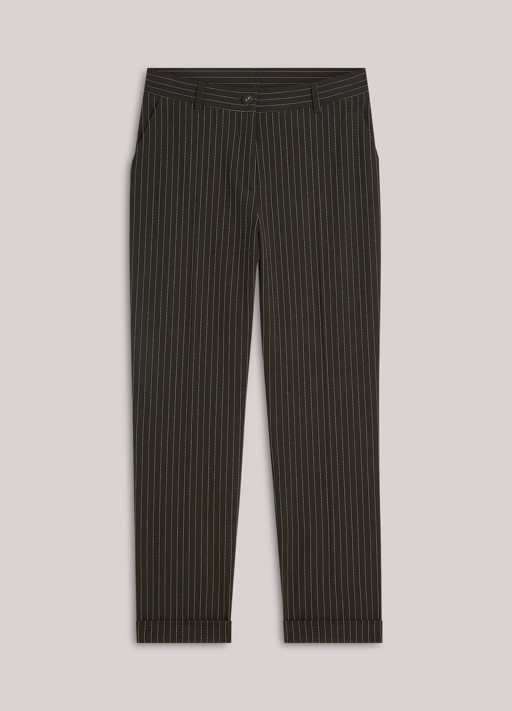 Gestreepte broek slim fit