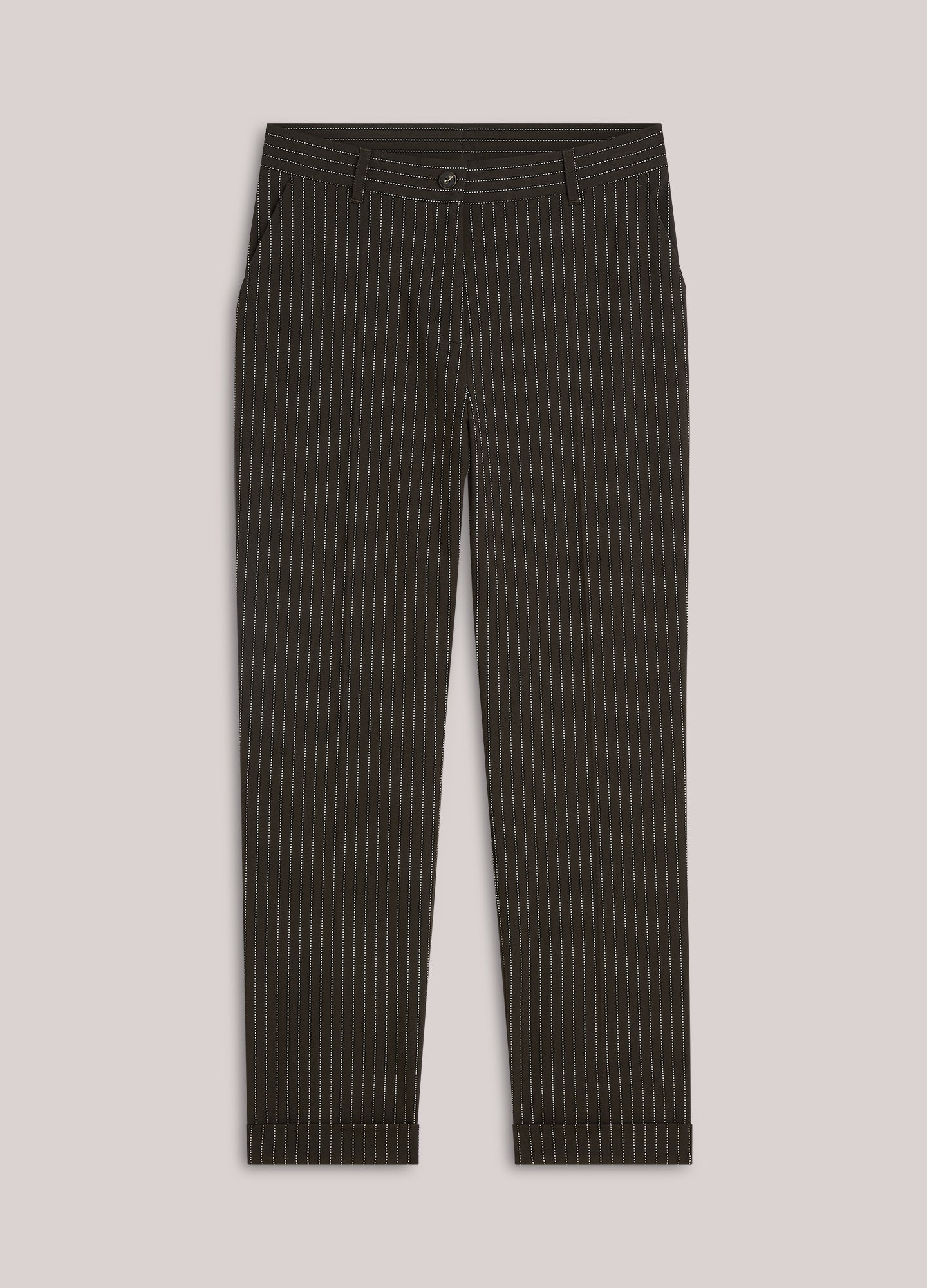 Gestreepte broek slim fit