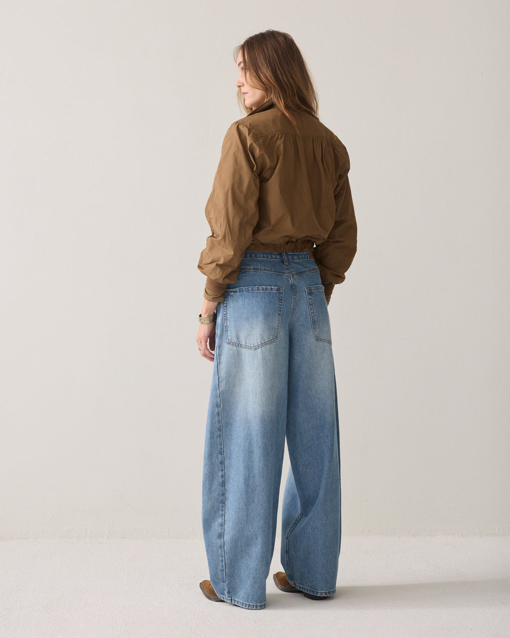 Vintage barrel-fit jeans
