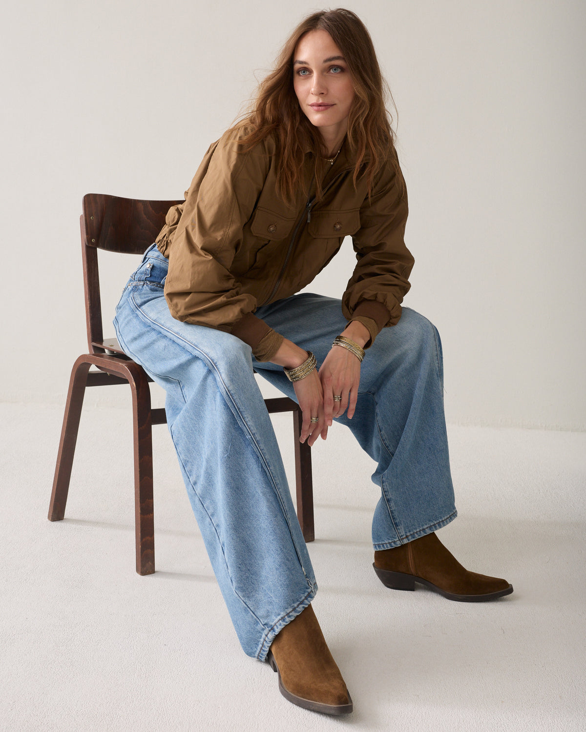 Vintage barrel-fit jeans