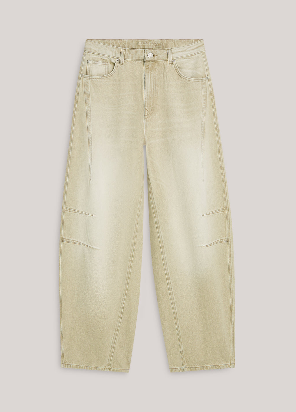 Barrel-fit jeans in greige