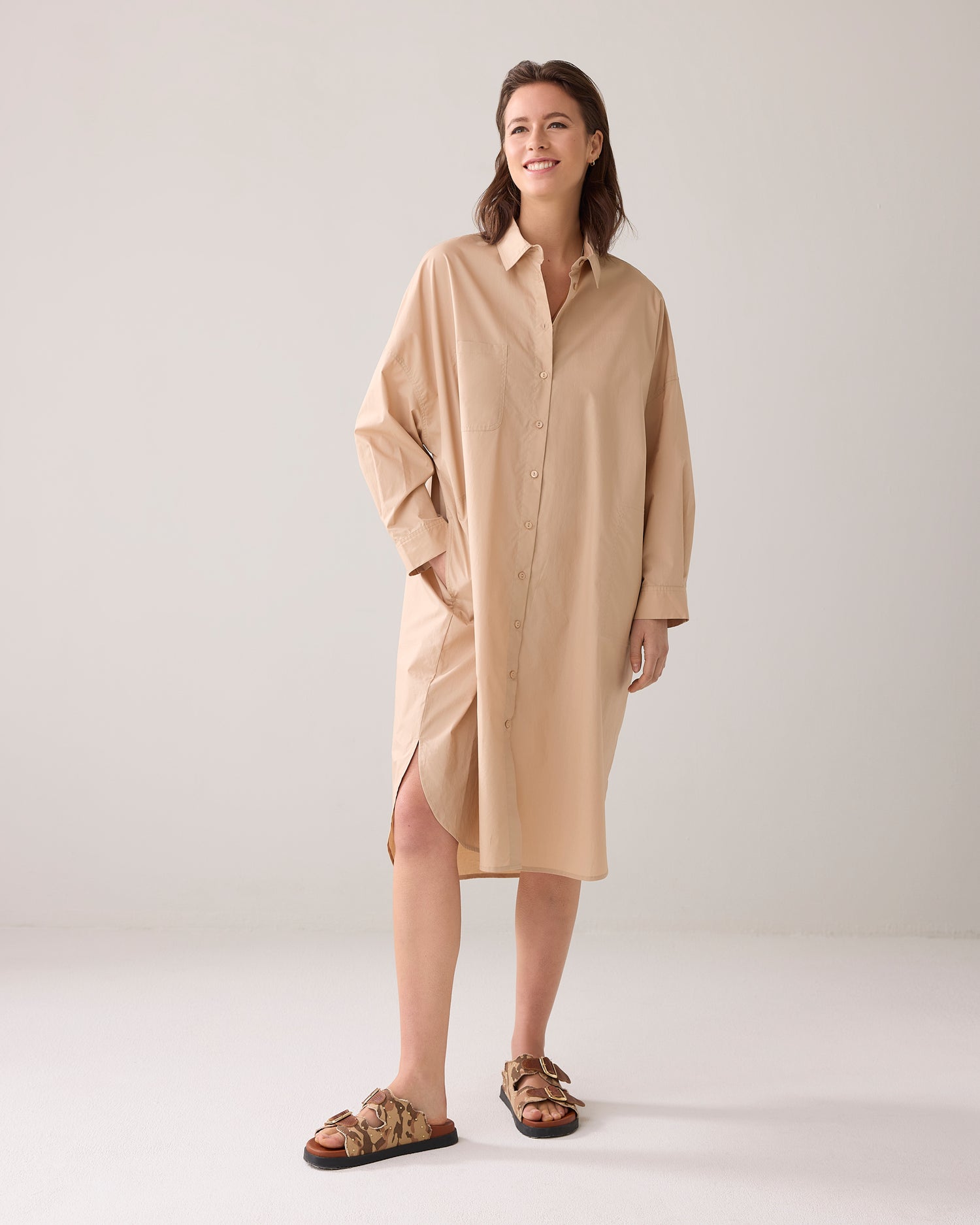 Oversize-Hemdkleid