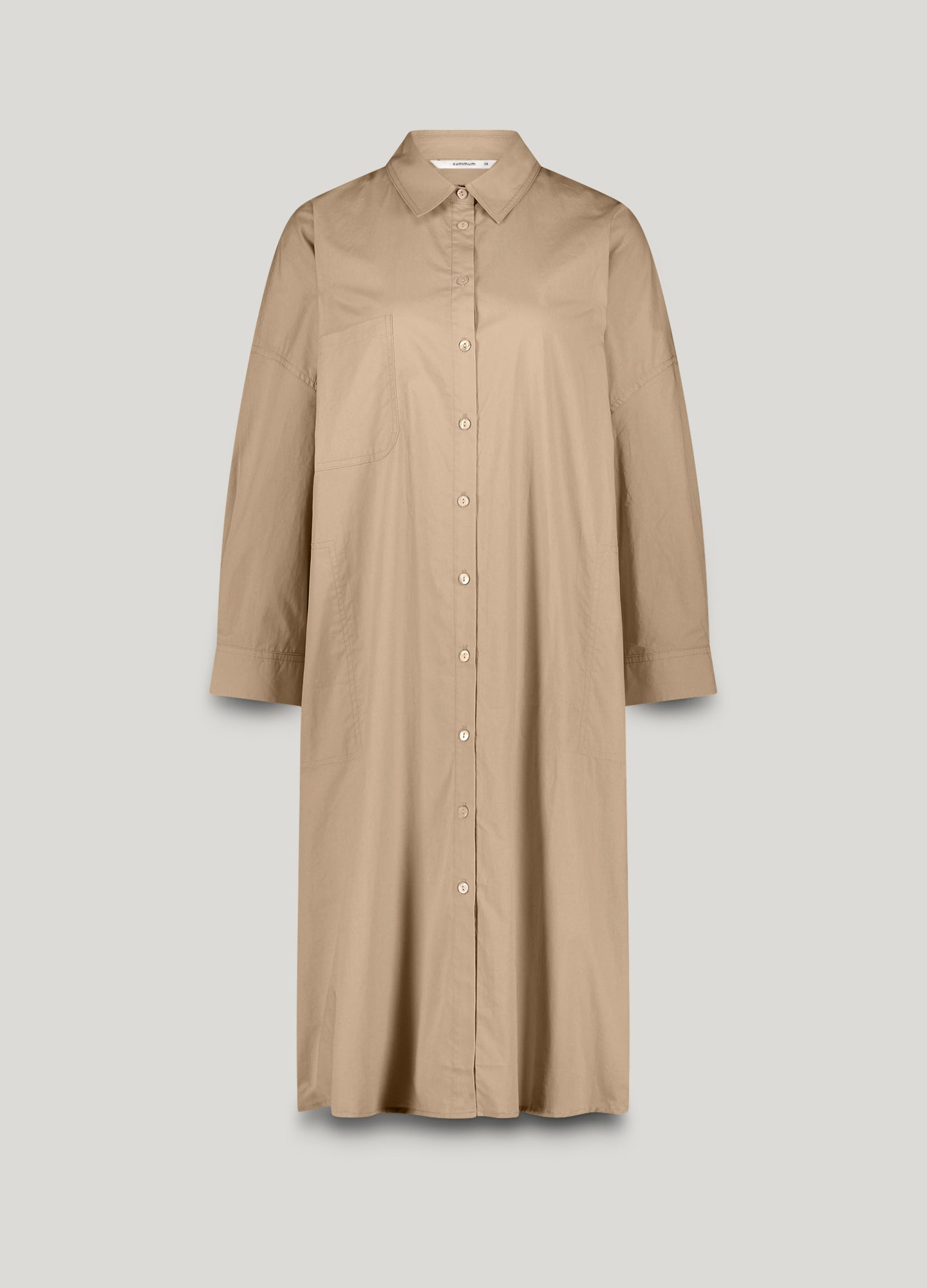 Oversized shirt dress