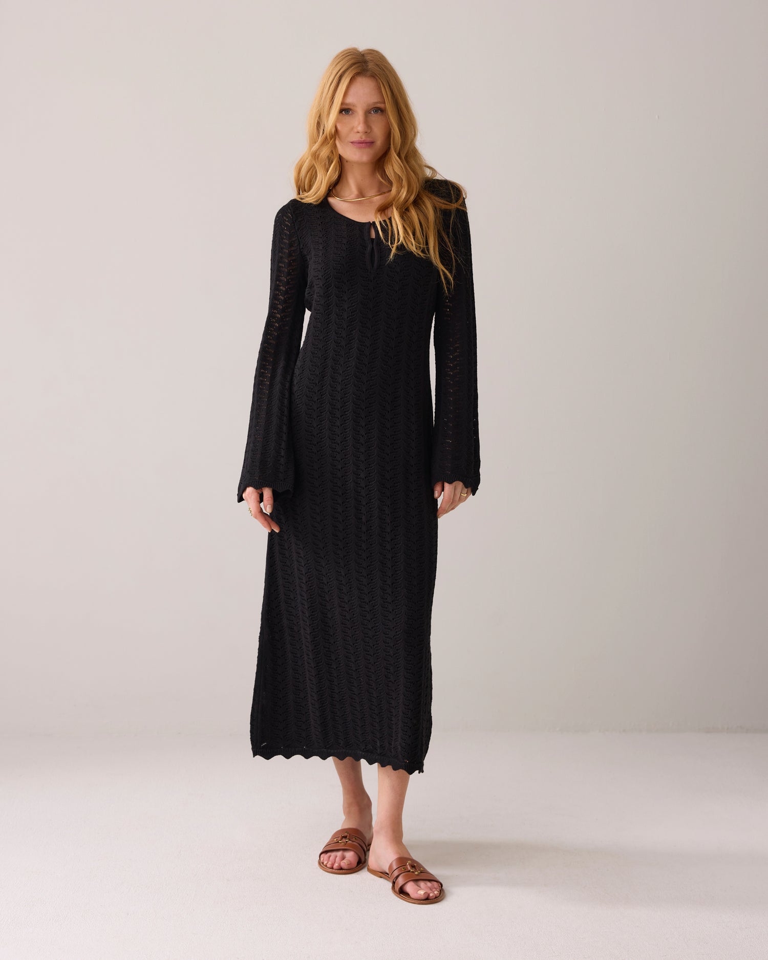 Long ajour dress