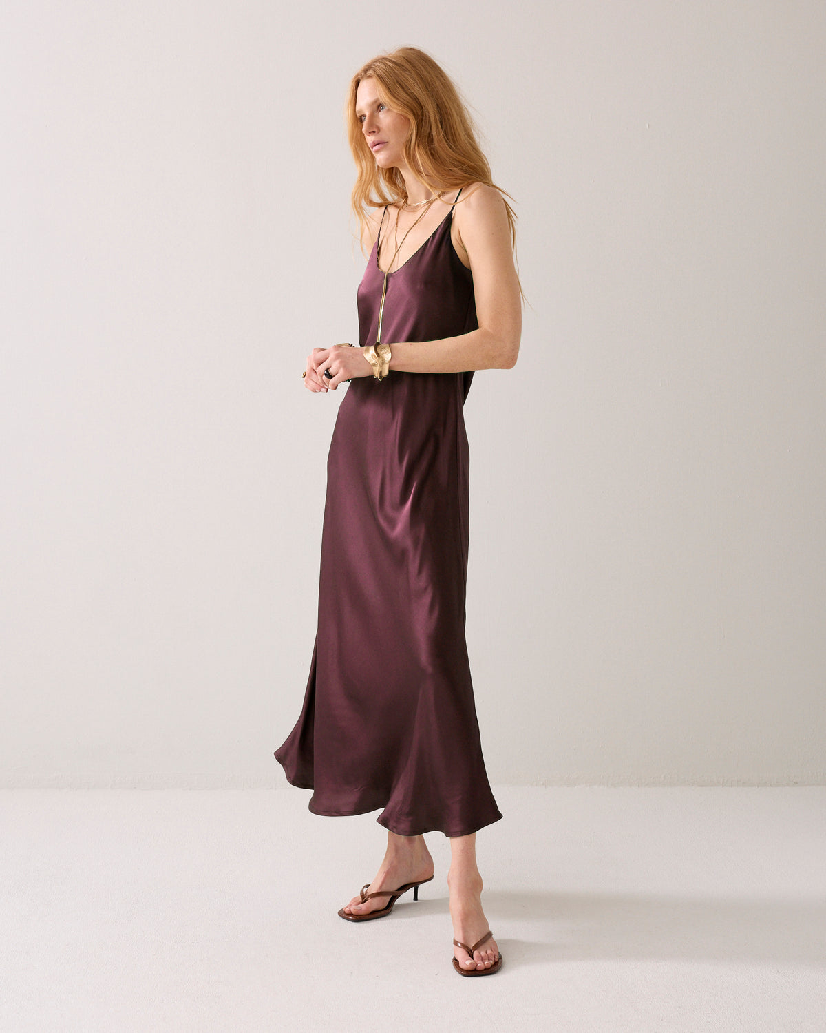Robe à bretelles fines