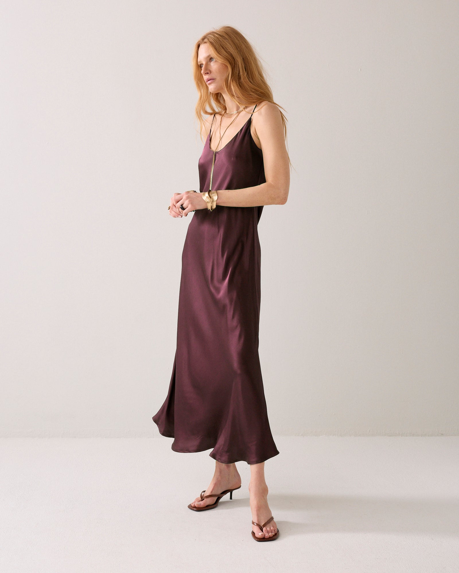 Dress with spaghetti straps