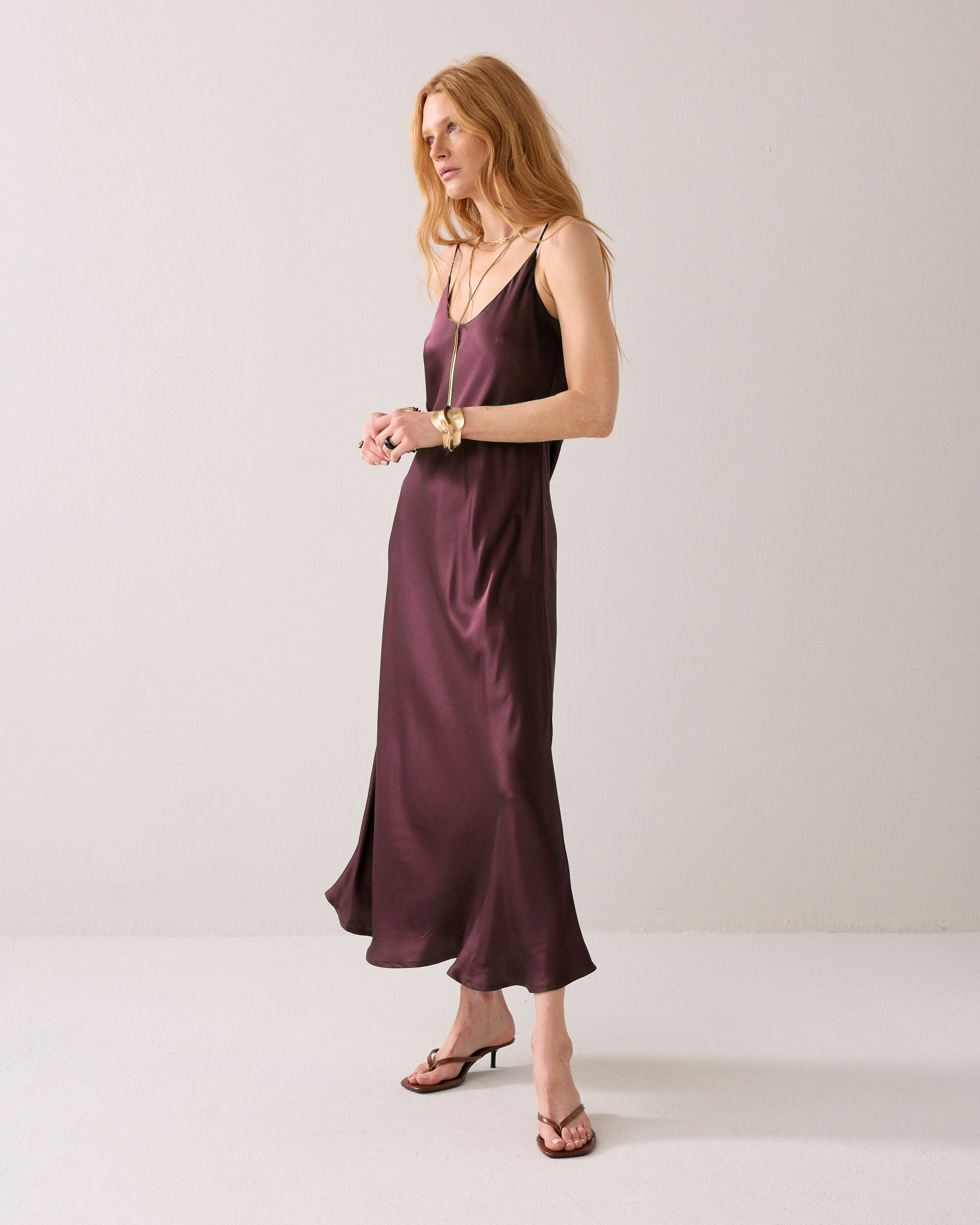 Kleid mit Spaghettiträgern
