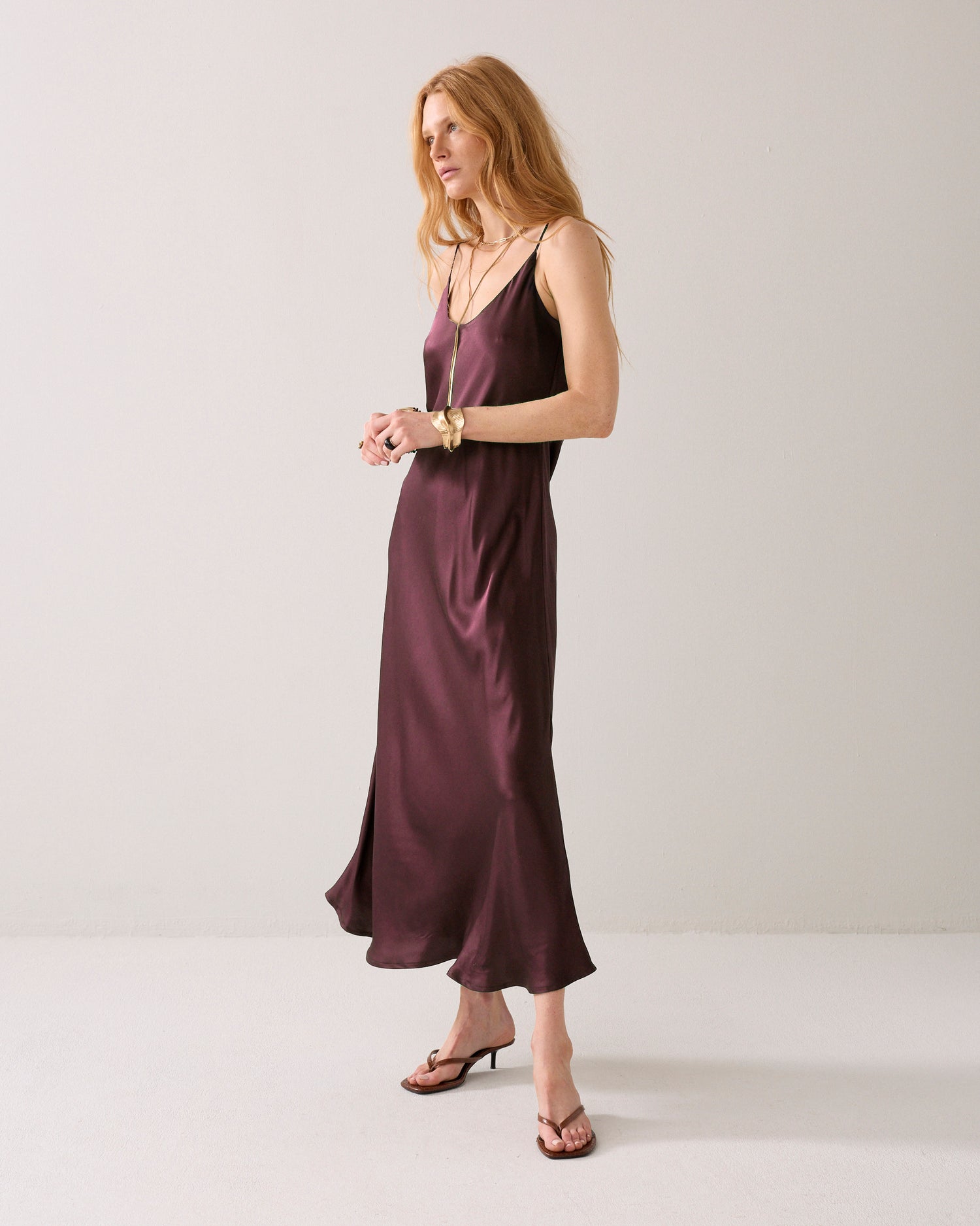Dress with spaghetti straps